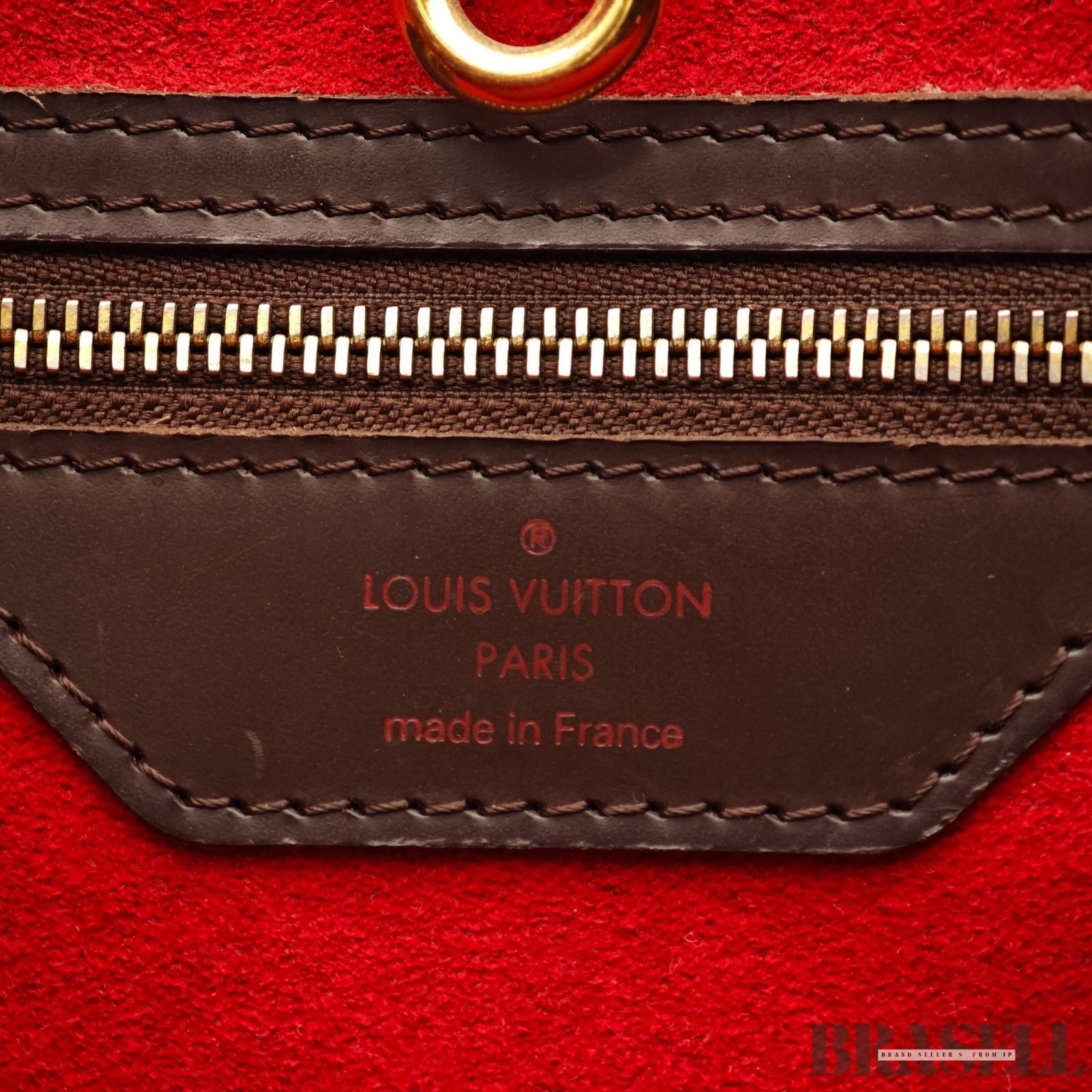 Louis Vuitton Hampstead MM N51204 Damier Ebene Tote Bag Handbag Brown