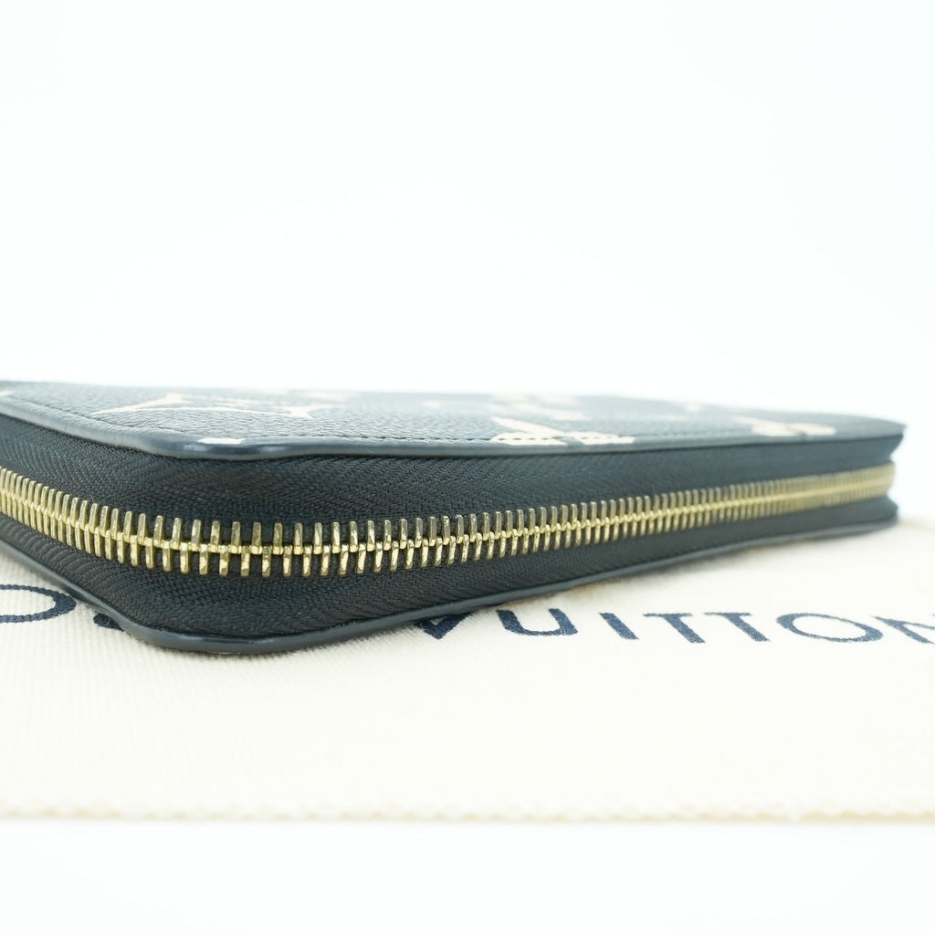 LOUIS VUITTON Empreinte Giant M69698 Long Wallet Zippy Wallet Black