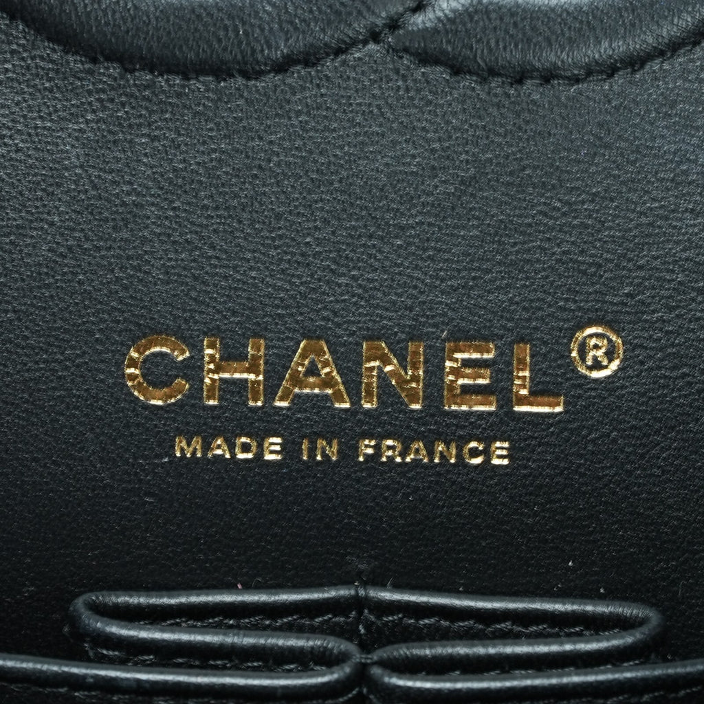 CHANEL matelasse W Flap Classic Chain Shoulder Bag A01112 Lambskin by Color【S】