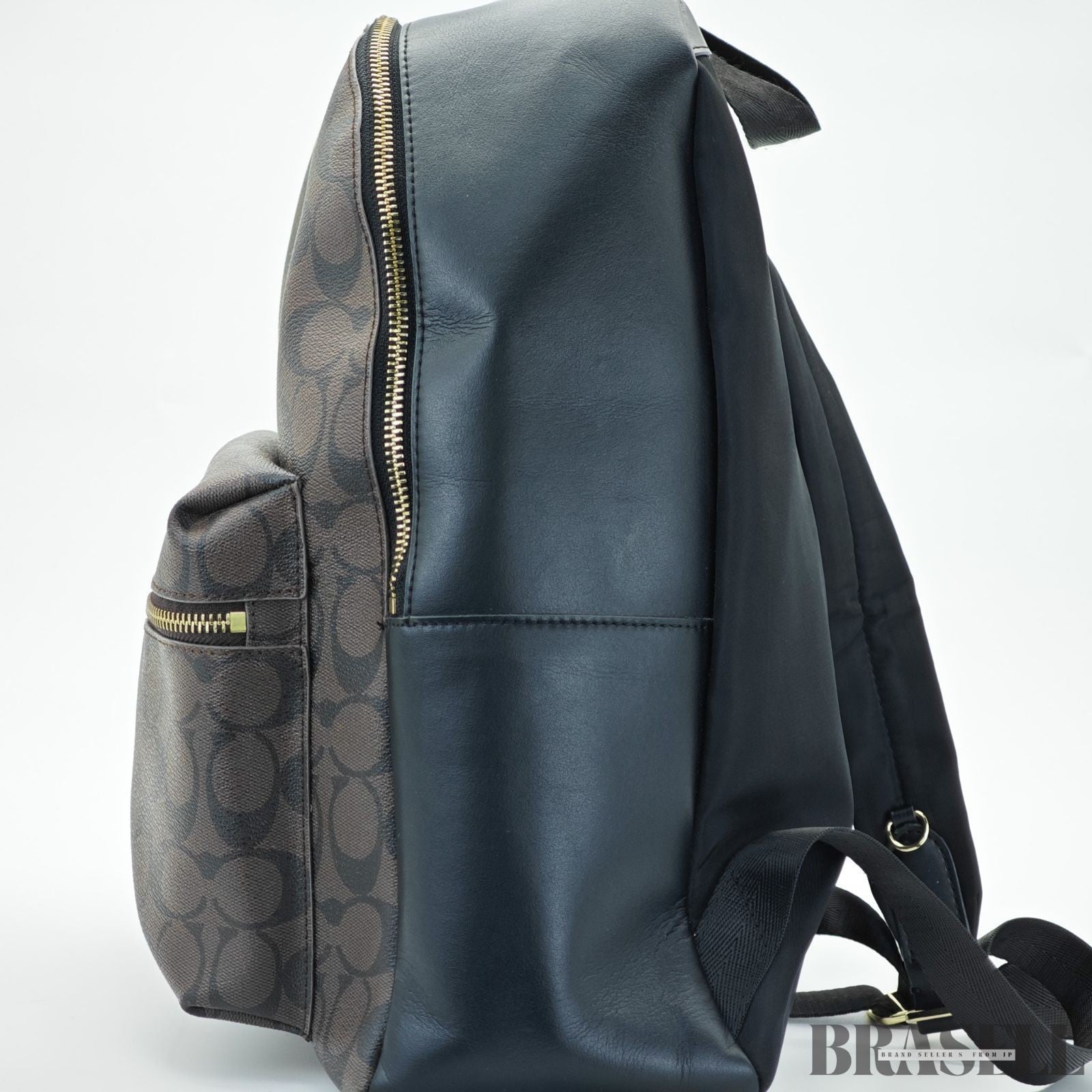 COACH Charlie Signature Backpack Brown color for Men and Women