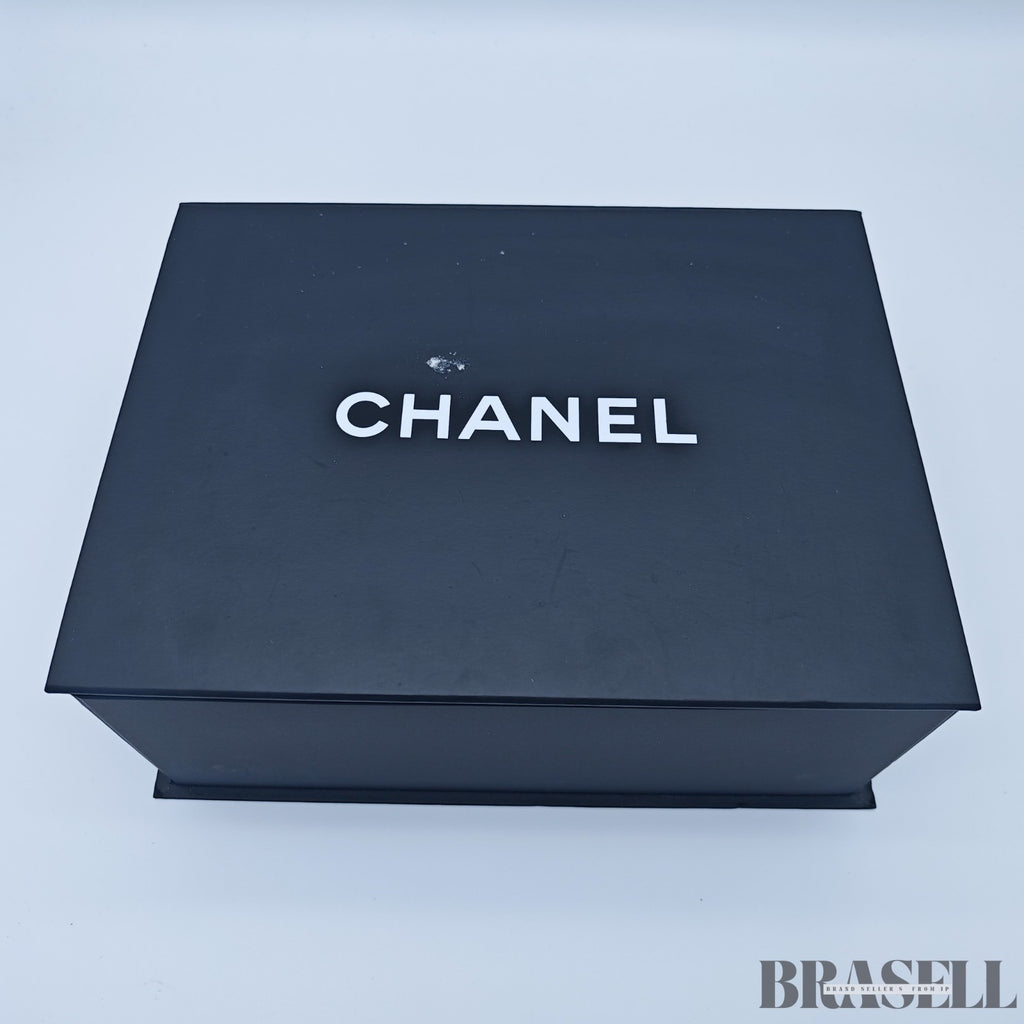 CHANEL Mademoiselle Vintage Double Flap W A93083 Chain Shoulder Bag Black