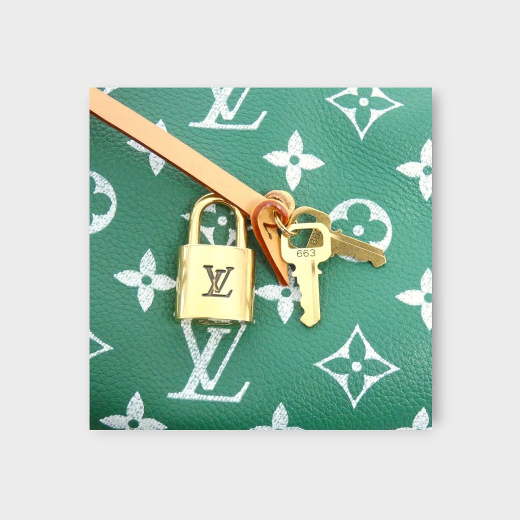 Louis Vuitton Monogram Speedy P9 Bandoulière 25cm Boston Bag M24423 Green 【A】