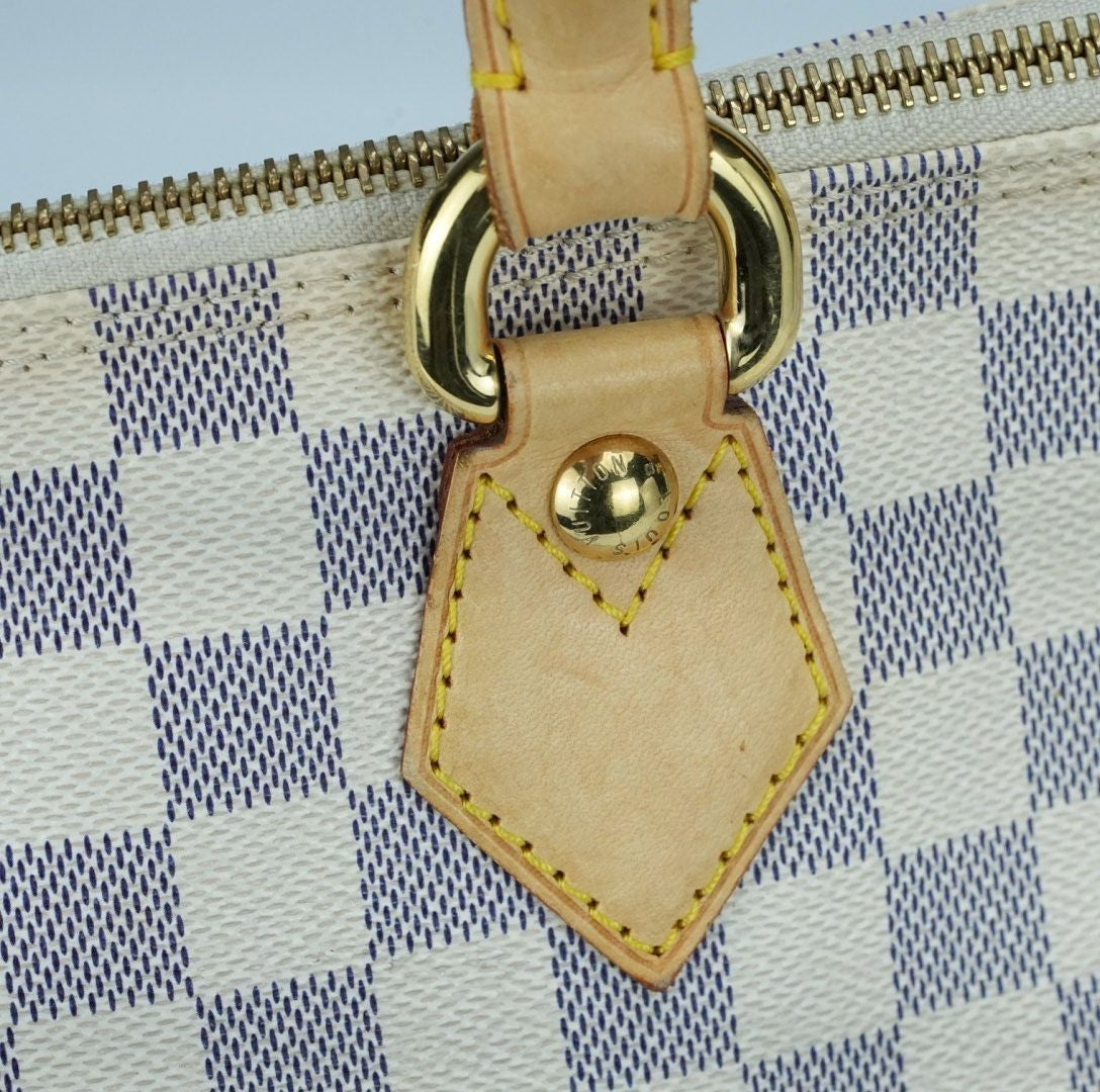 LOUIS VUITTON Damier Azur Saleya PM N51186