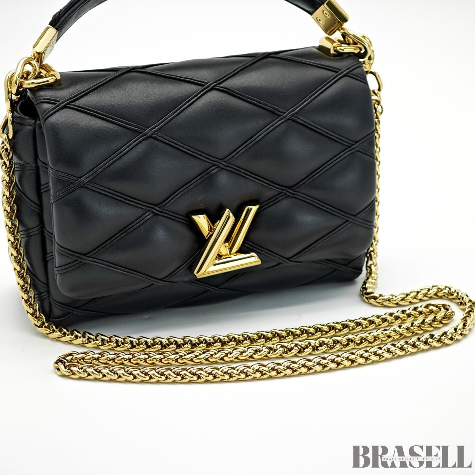 Louis Vuitton Maltage Pattern GO-14 PM M12004 2Way Handbag Chain Black