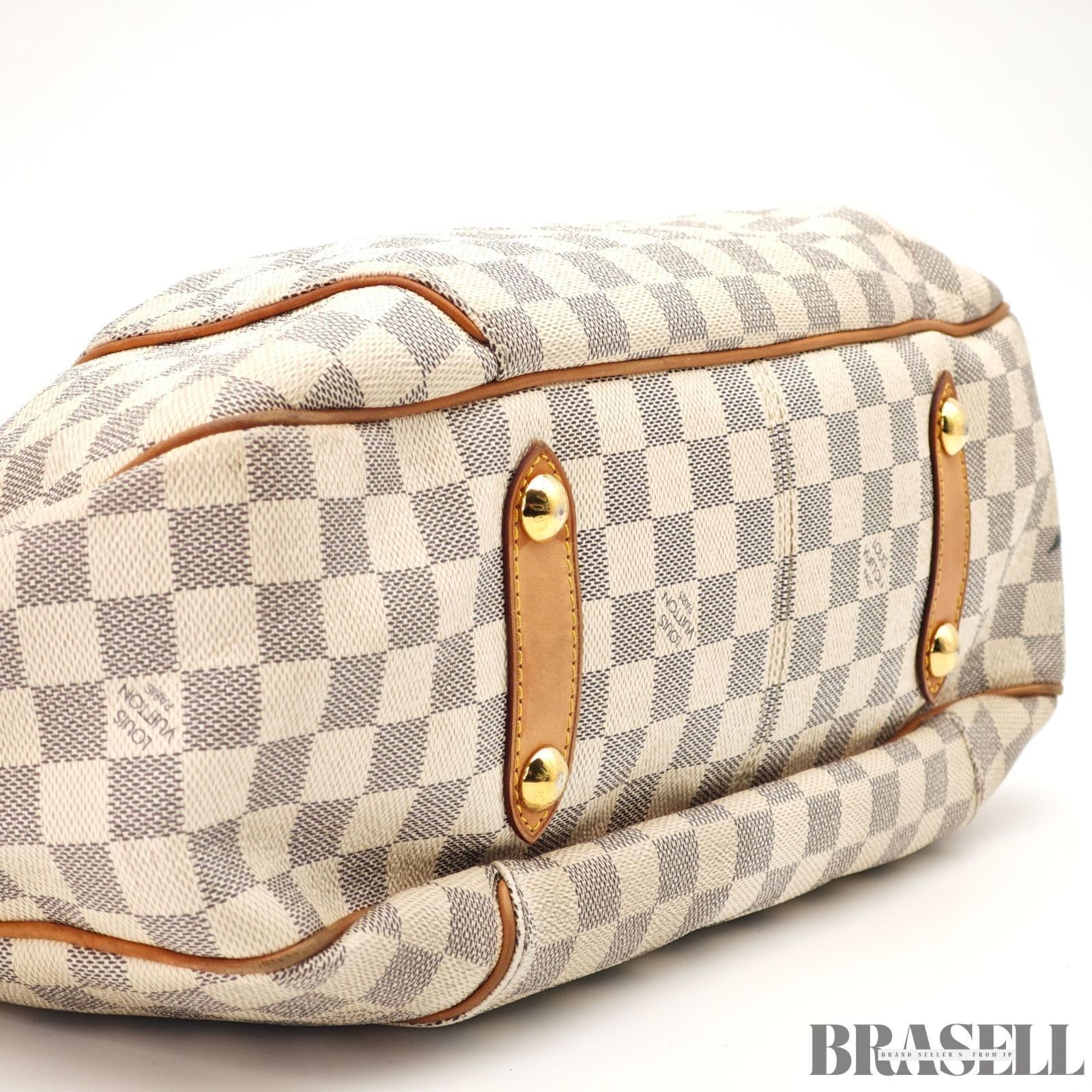Louis Vuitton Galliera GM N55216 Damier Azur Canvas Tote Bag Handbag White