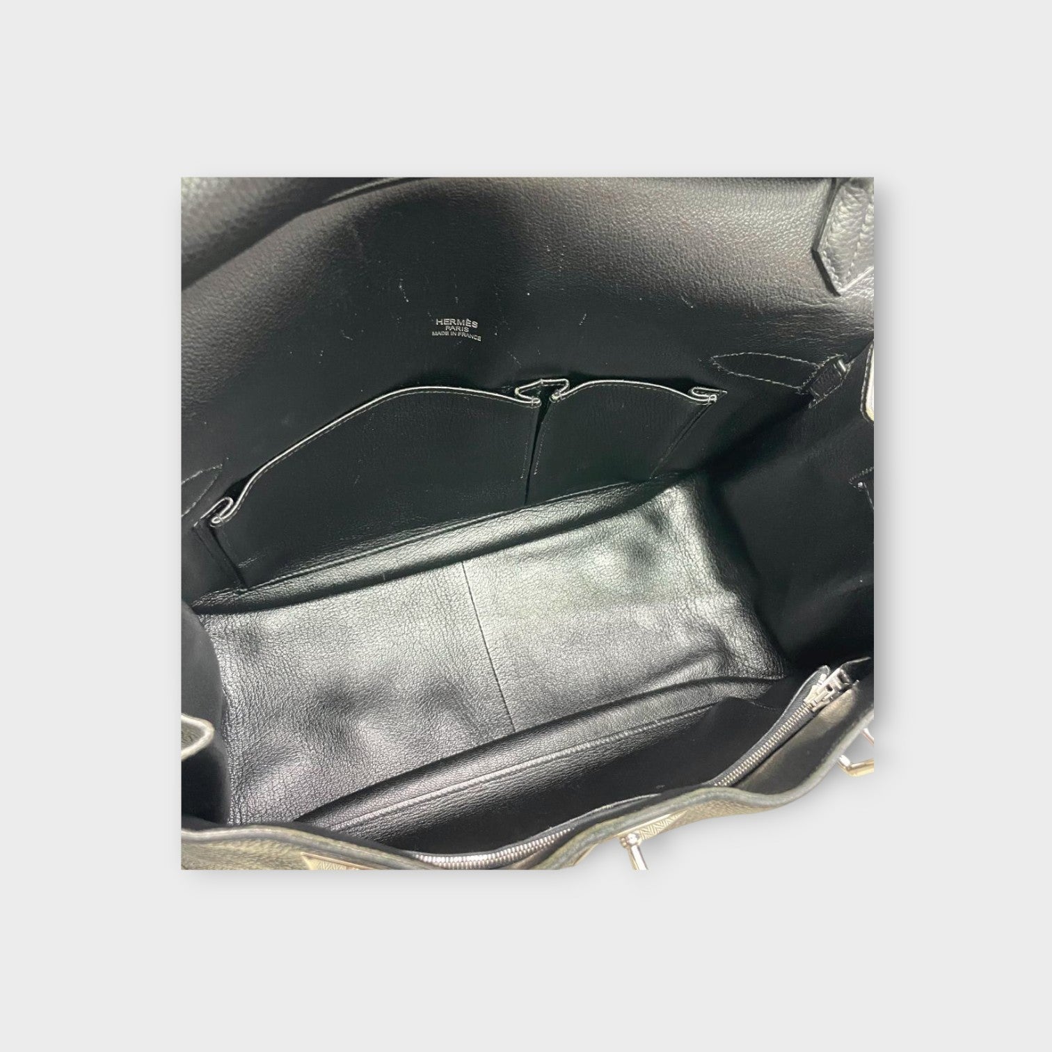 Hermès Jypsière 34 Shoulder Bag Ꮇ Stamp 2009 Black Leather 【A】