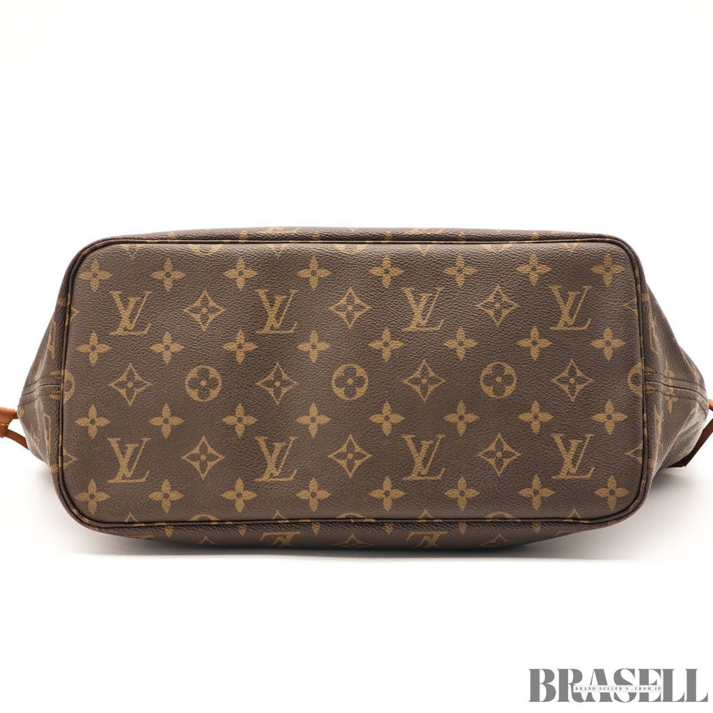 LOUIS VUITTON Neverfull MM M40156 Tote Bag Brown Monogram Canvas Large Women's
