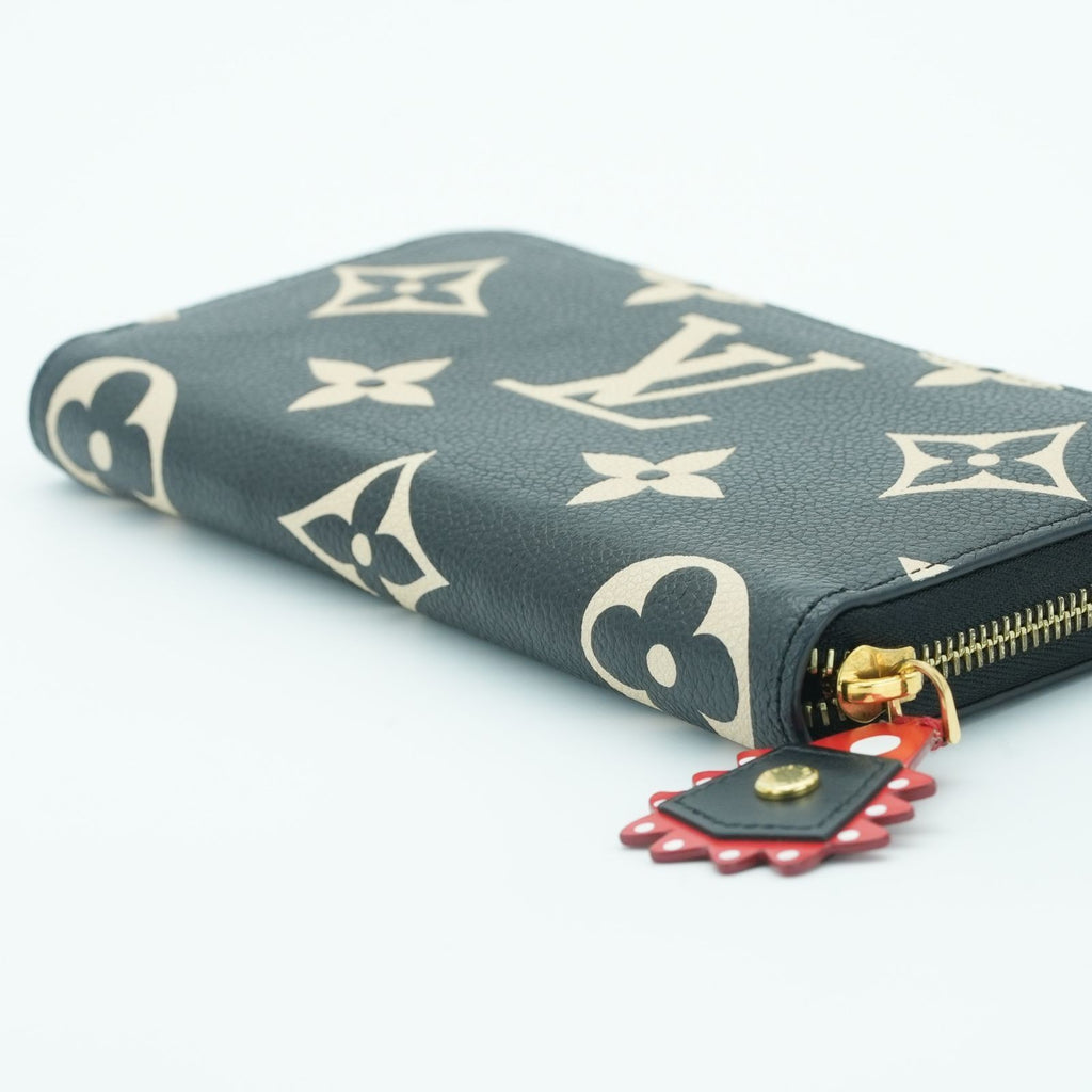 LOUIS VUITTON Empreinte Giant M69698 Long Wallet Zippy Wallet Black