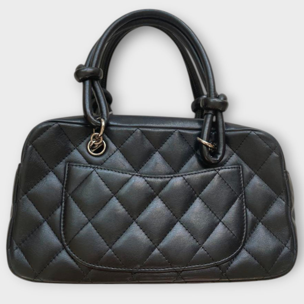 CHANEL Cambon Mini Bowling Bag No. 10 Black