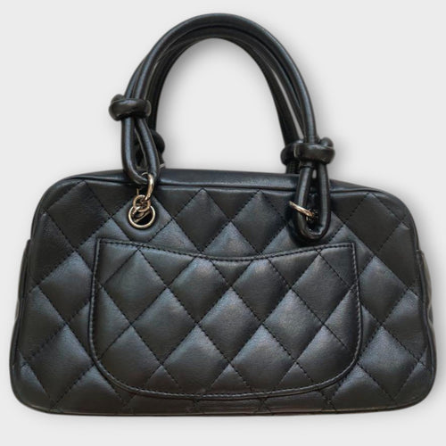 CHANEL Cambon Mini Bowling Bag No. 10 Black