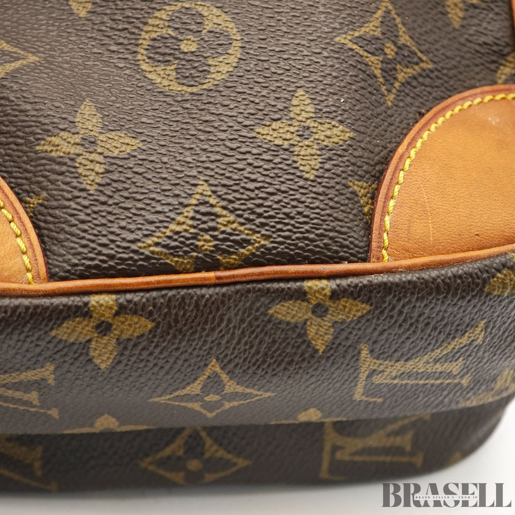 LOUIS VUITTON Amazon Crossbody Shoulder Bag Monogram Leather Canvas Brown M45236