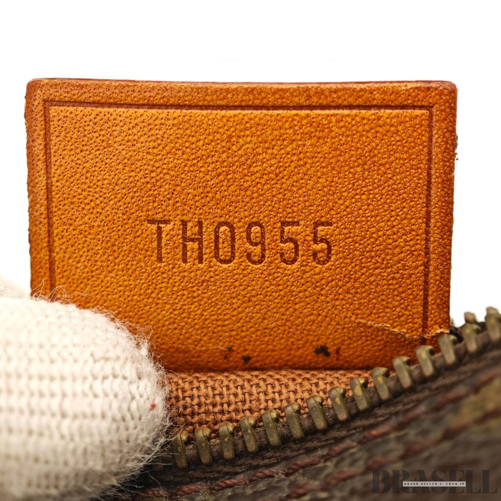 Auth Louis Vuitton Monogram Mini Speedy Hand Bag M41534 Mini Boston Bag Brown