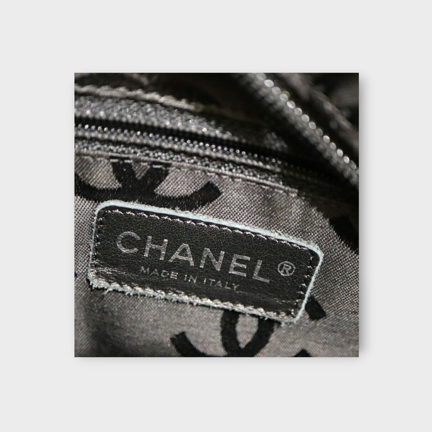 CHANEL A25167 Cambon Line Tote Bag Handbag Black Beige Leather Woman 【B】