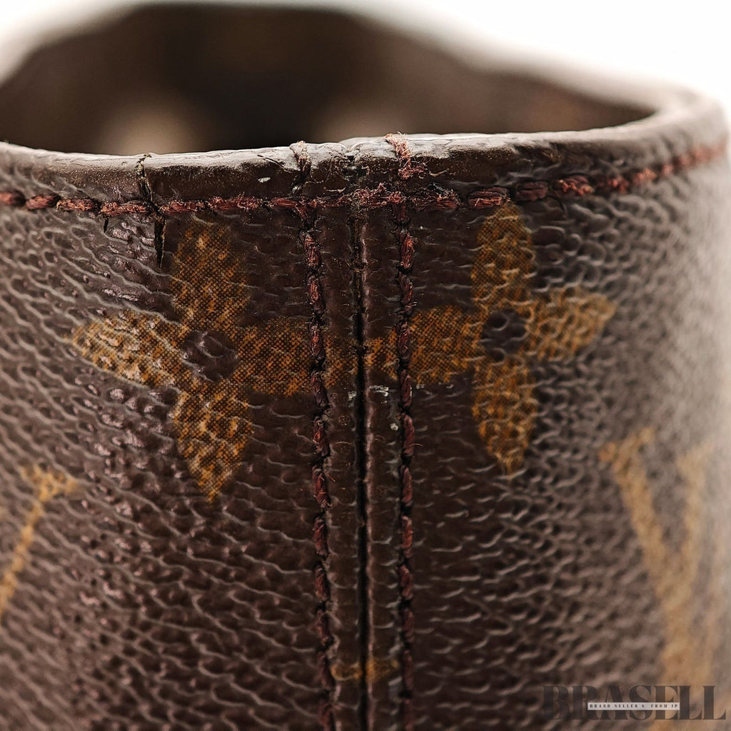 Louis Vuitton Luco M51155 Tote Bag Monogram Canvas Leather Brown Women’s