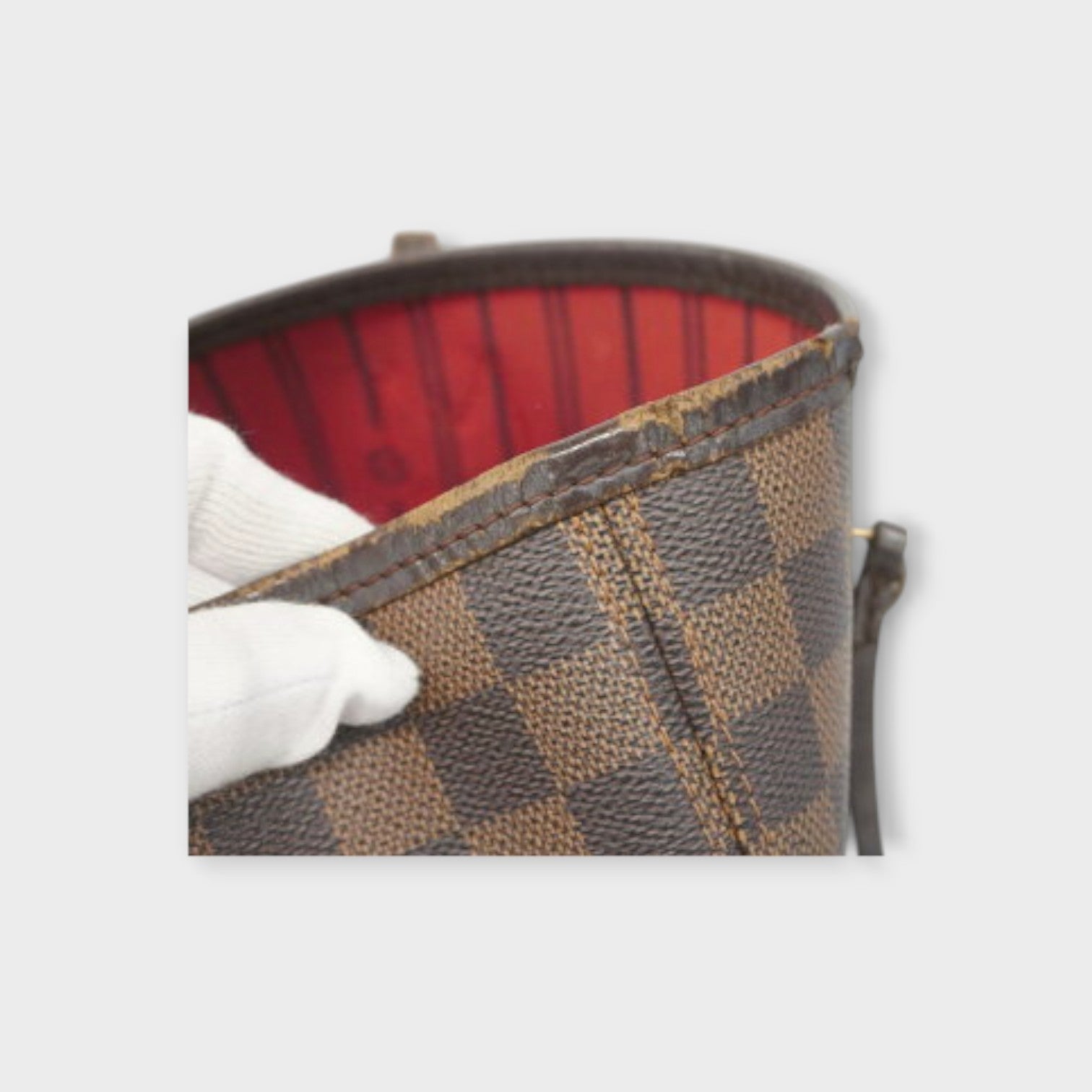 Louis Vuitton Tote Bag Damier Neverfull MM N40599 Ebene Ladies【B】
