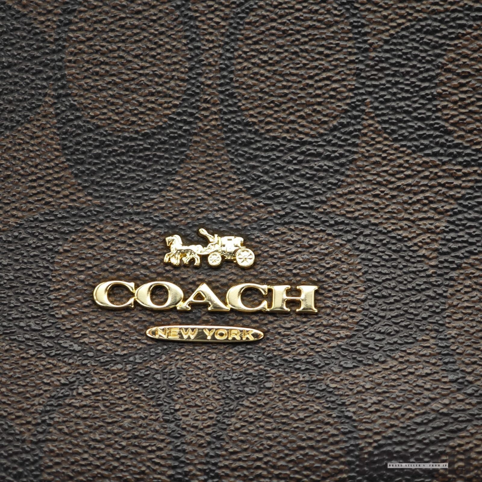 COACH Signature Christy C6232 Handbag Brown Women's