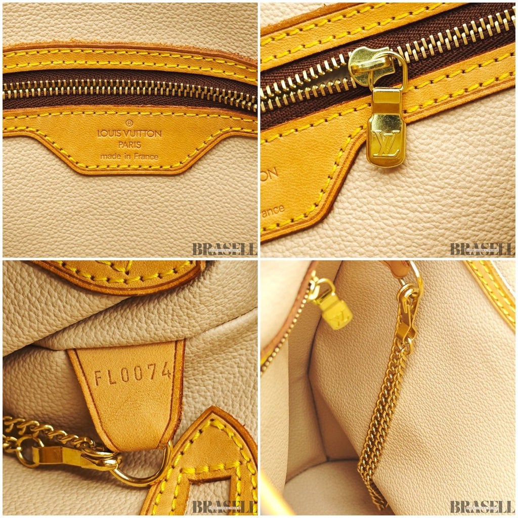 LOUIS VUITTON Bucket PM M42238 Monogram Shoulder Tote Bucket Bag Brown Women’s