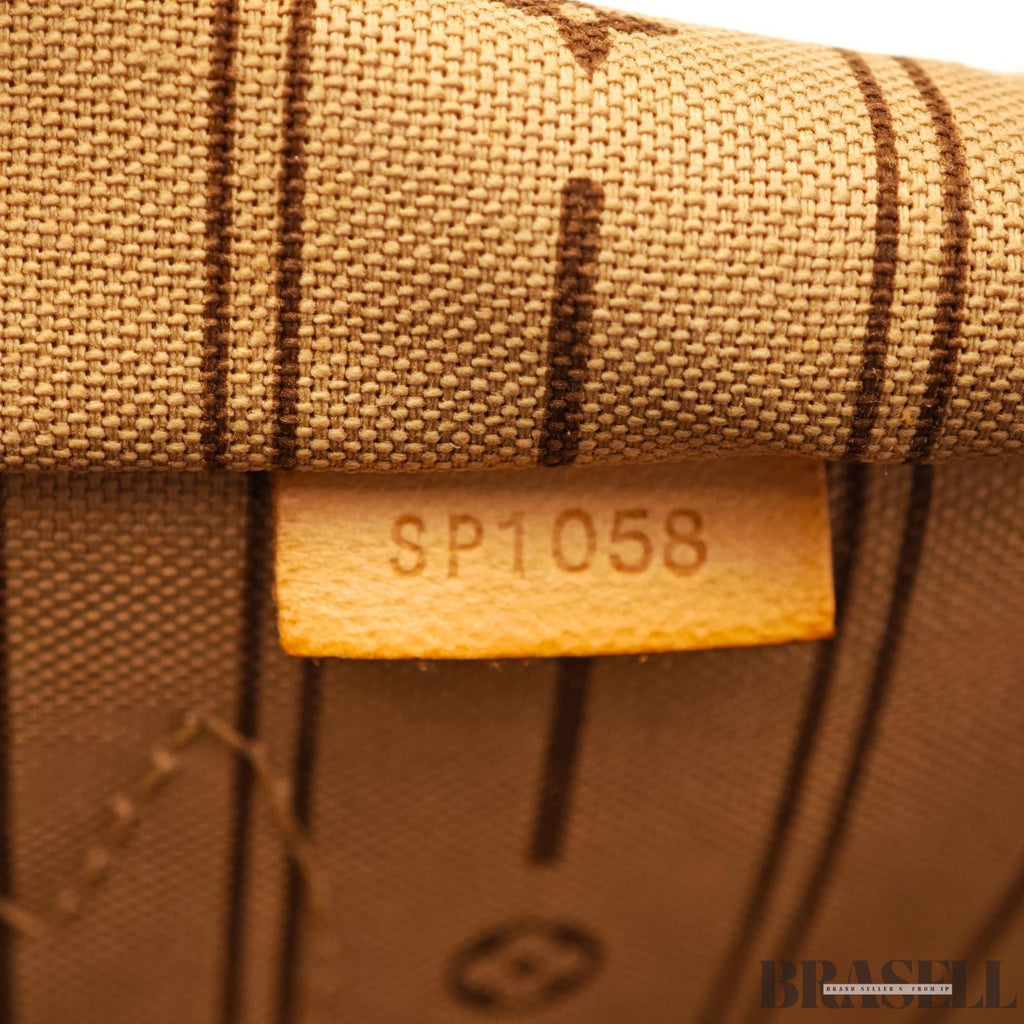 Louis Vuitton Monogram Neverfull MM M40995 Tote Bag Handbag Brown Women