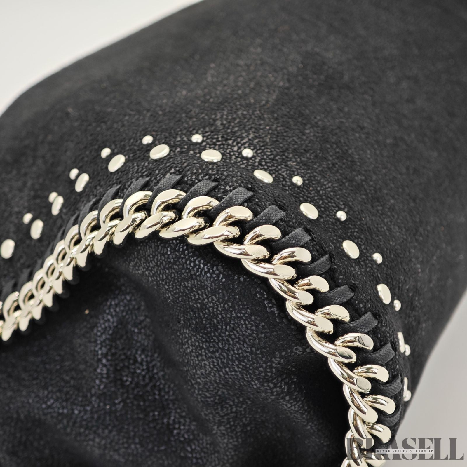 Stella McCartney Shoulder Bag/Handbag 2-Way Studs Black Women's