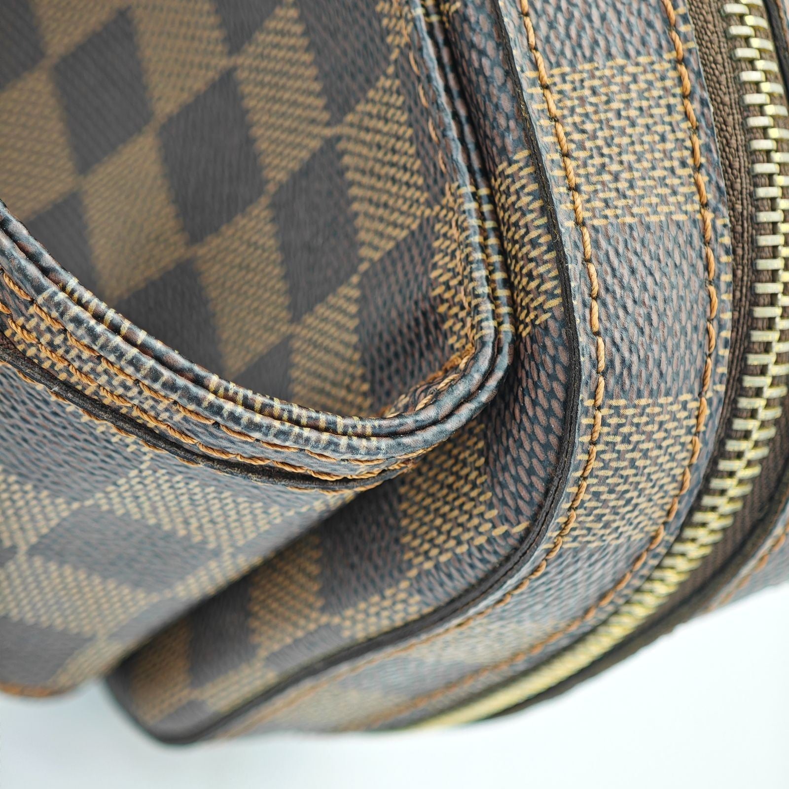 LOUIS VUITTON Damier Geronimos N51994 Shoulder/Body Bag Brown Men Women