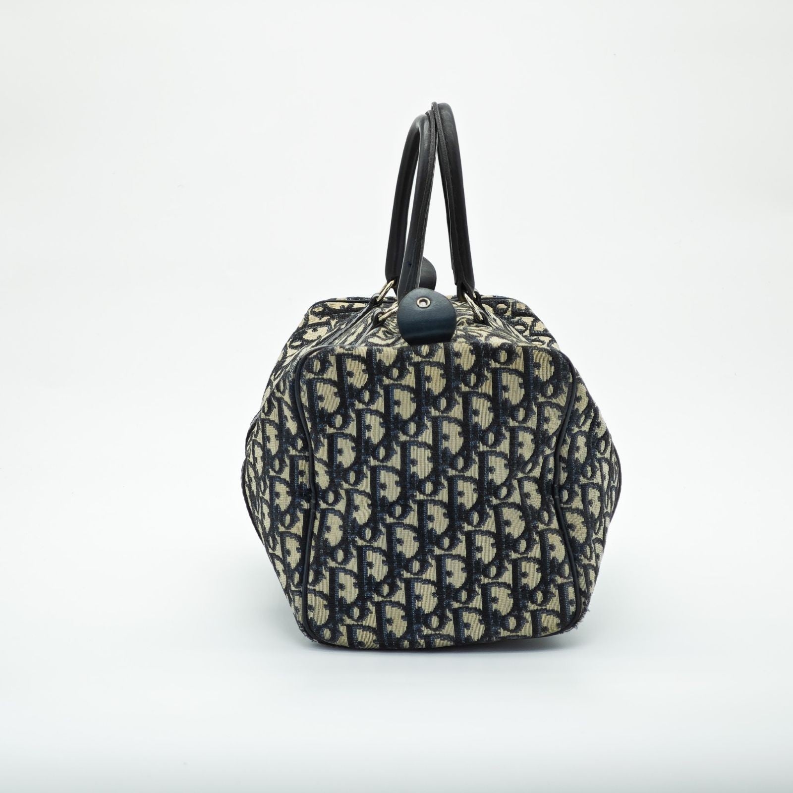 Dior Trotter Boston Bag Canvas Navy Color Women’s Bag
