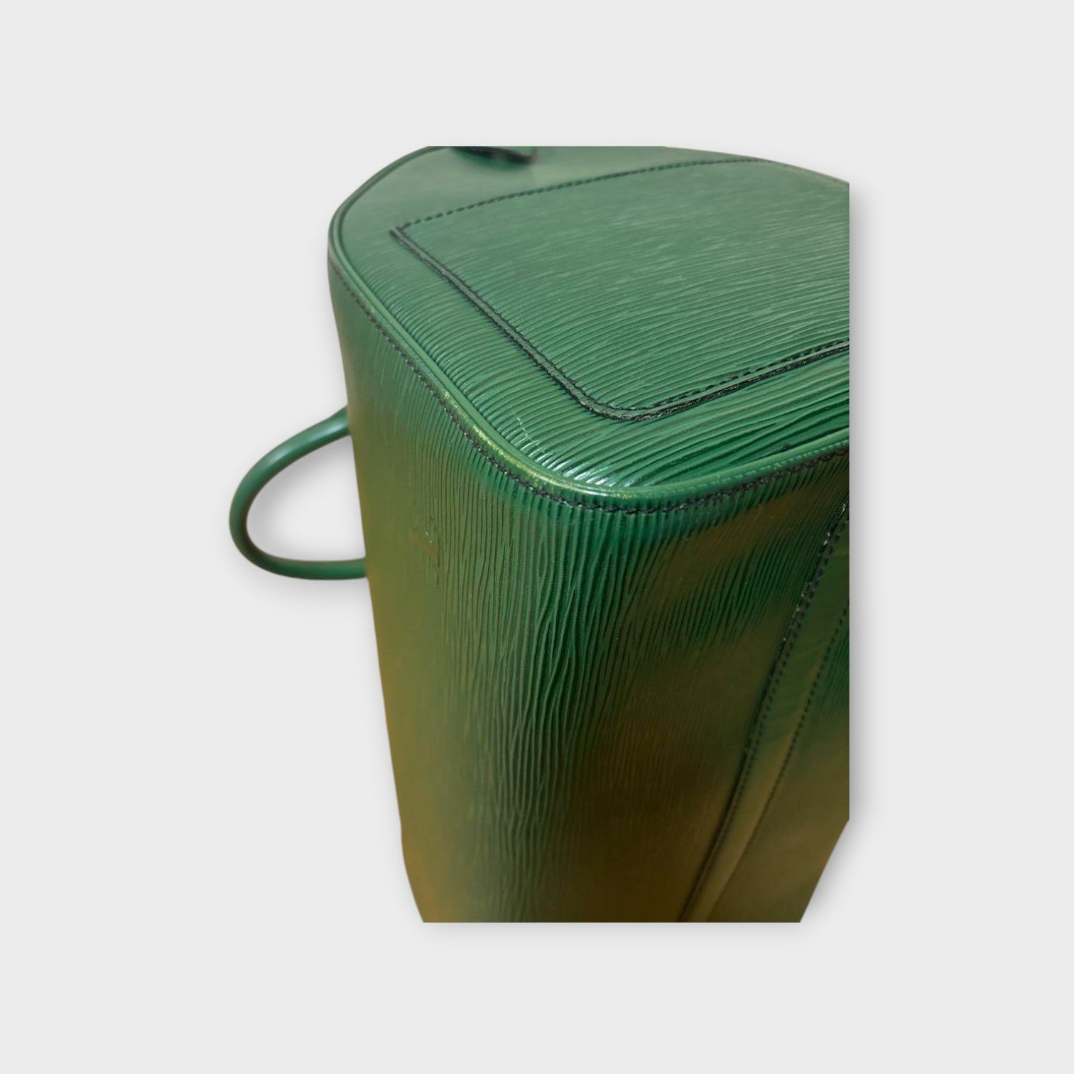 Louis Vuitton Speedy 35 M42994 Borneo Green Leather Gold Hardware 【B】