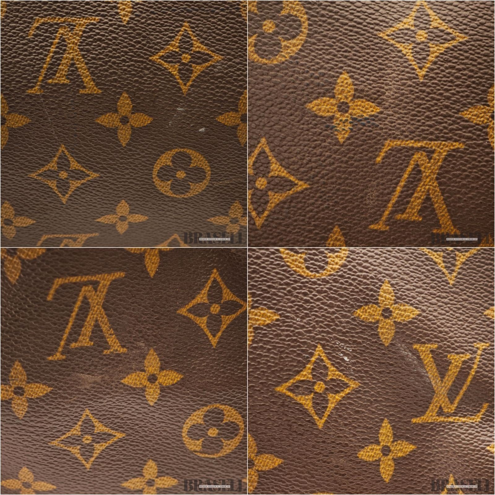 Louis Vuitton Keepall 50 Monogram M41426 Boston Bag Brown With Padlock Key
