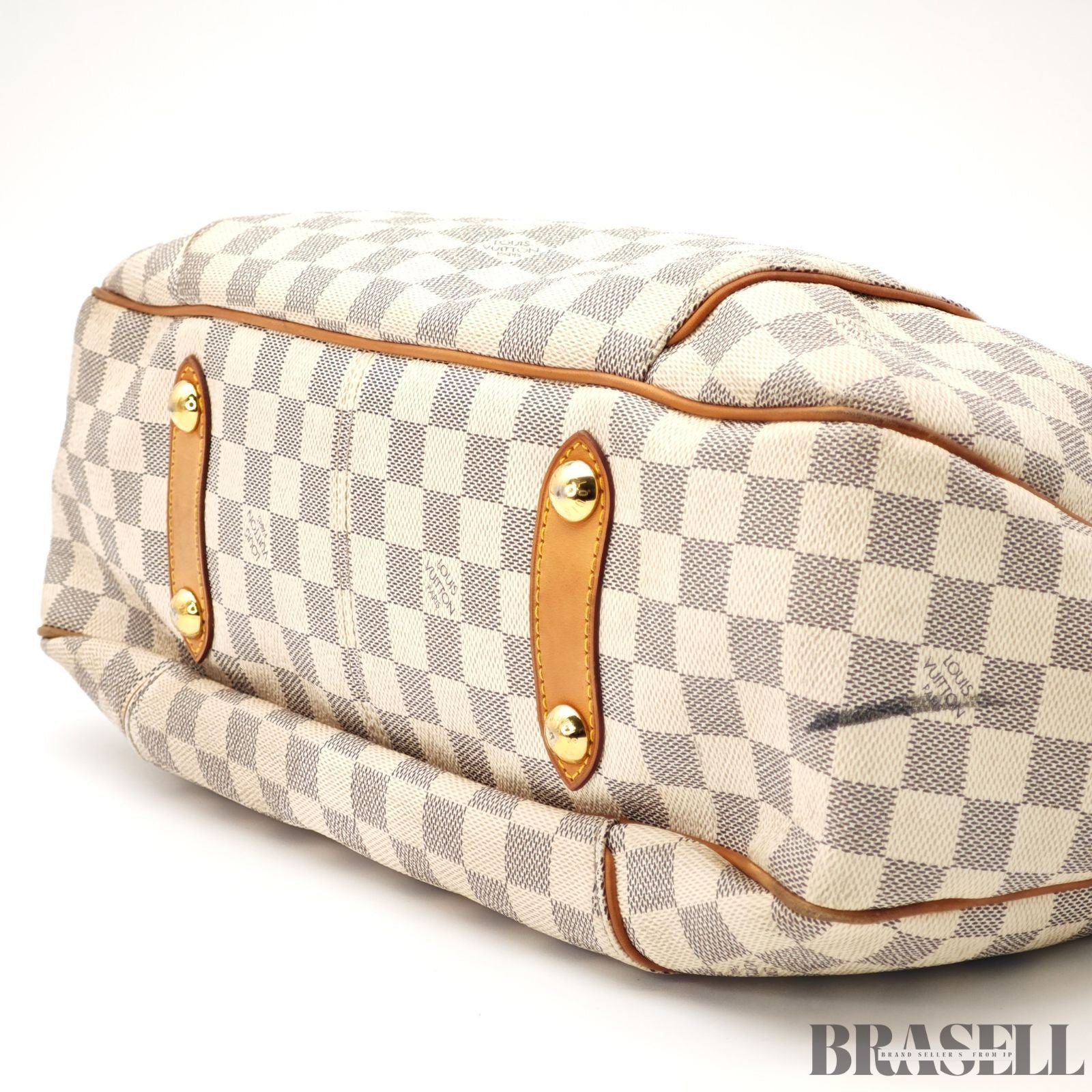Louis Vuitton Galliera GM N55216 Damier Azur Canvas Tote Bag Handbag White