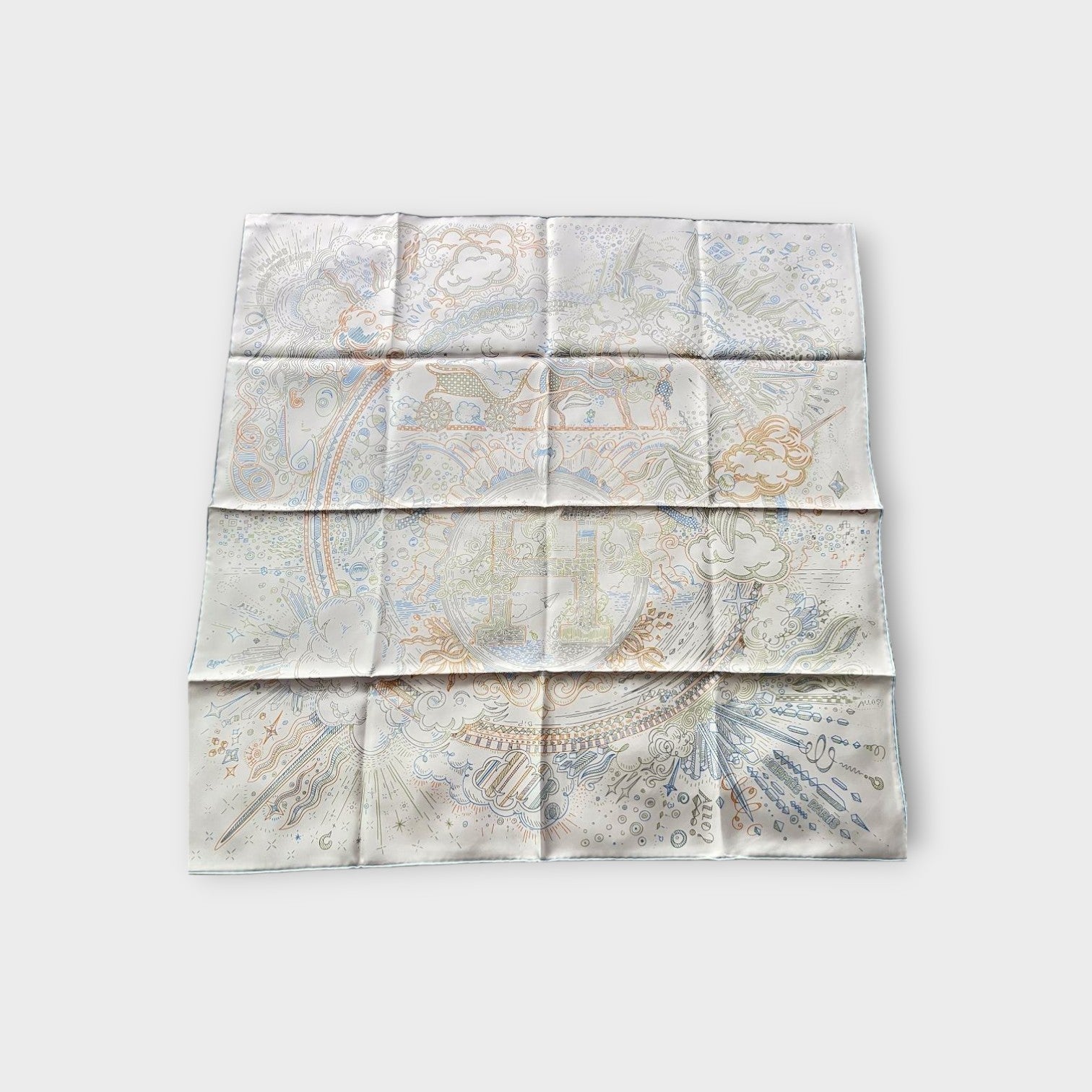 Hermès Carré 90 Please, Hold the Line 2025 100% Silk Square Scarf 【N】