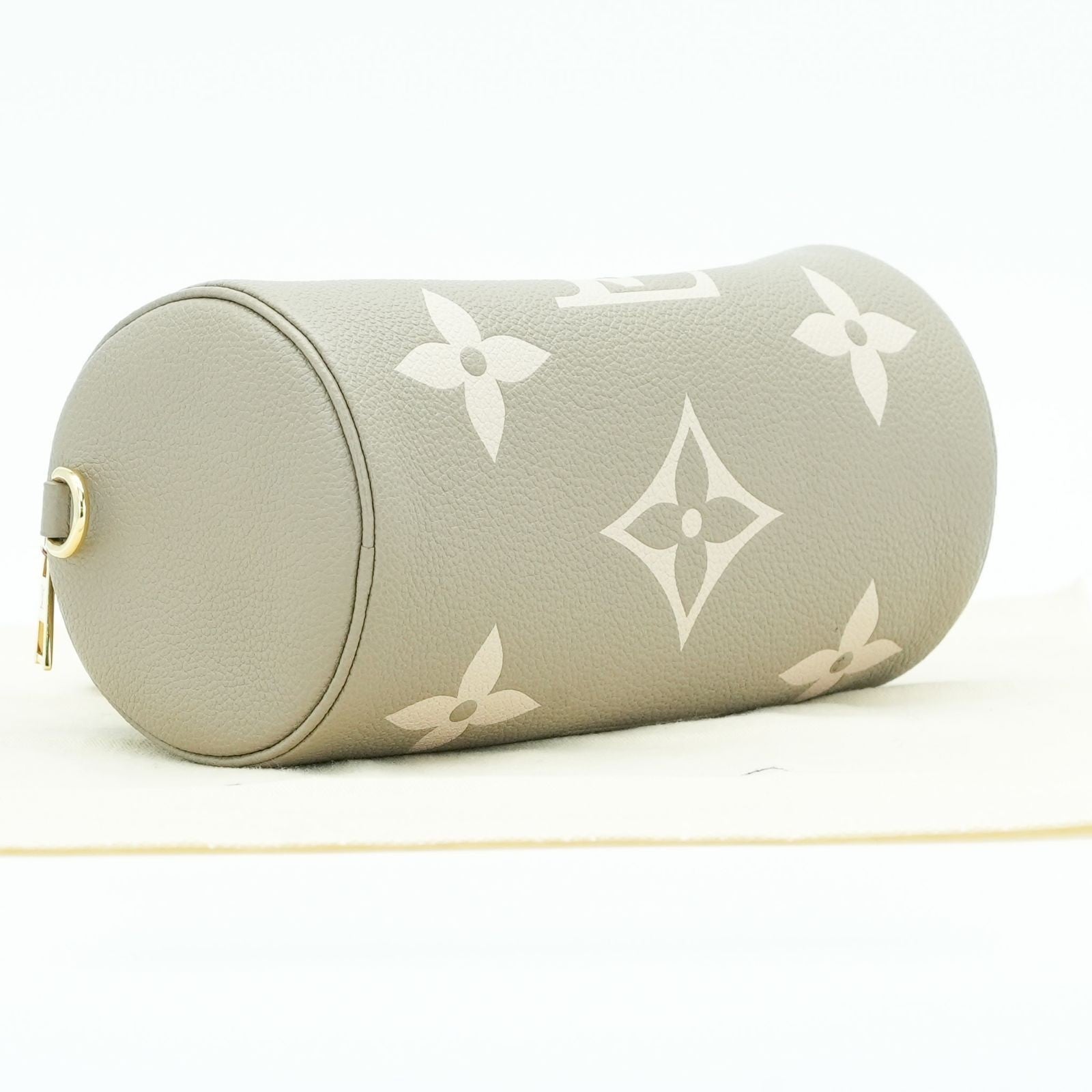 LOUIS VUITTON Empreinte Giant Papillon BB M46031 Handbag Beige Tourtière Cream