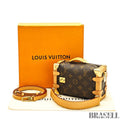 Louis Vuitton Side Trunk PM M46815 Handbag Shoulder Bag 2Way Brown