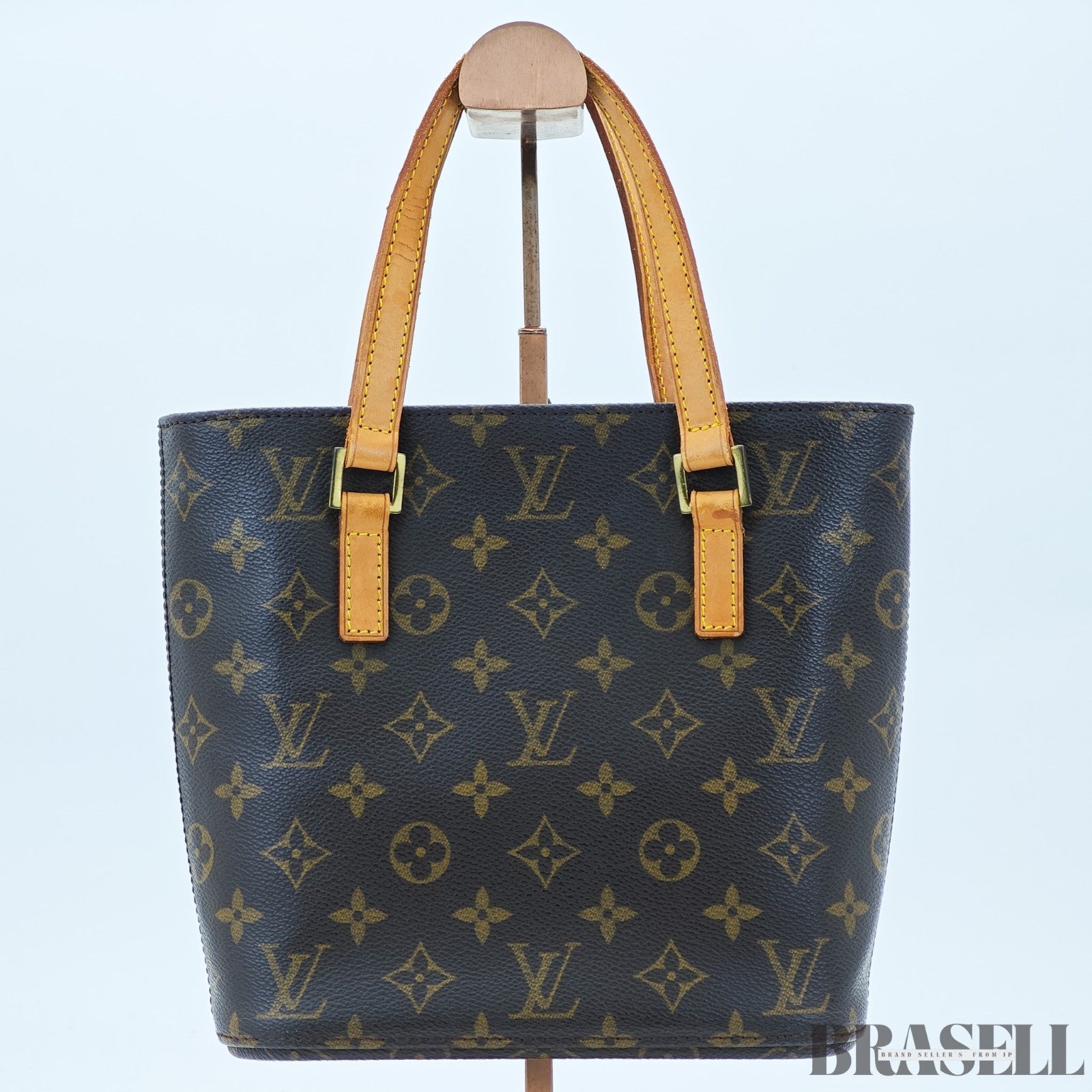 LOUIS VUITTON Vavin PM M51172 Monogram Handbag PVC-Coated Canvas Leather Brown