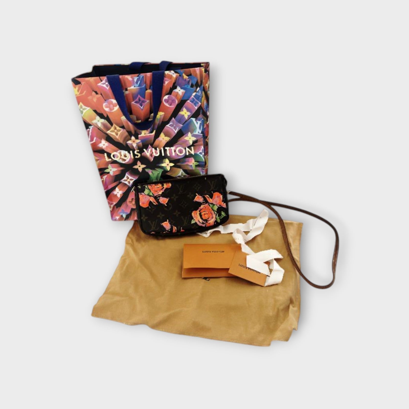 Louis Vuitton Accessoires Monogram Rose Dark Brown