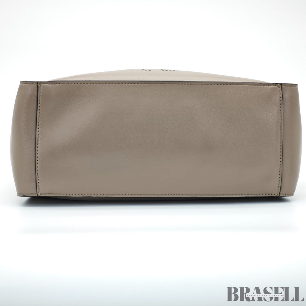 Stella McCartney 2-Way Tote Bag 513860 Greige with Case Large Capacity