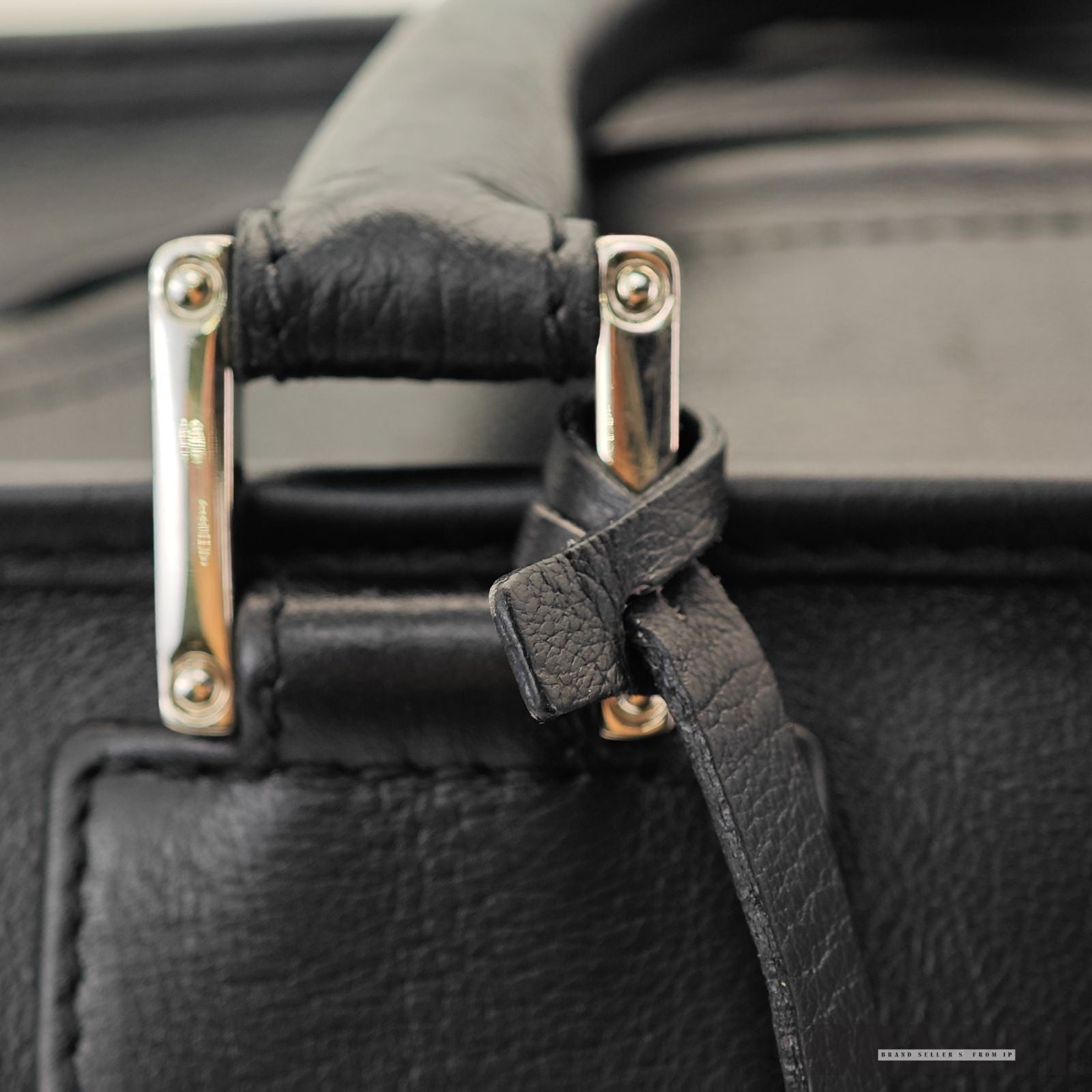 LOEWE Amazona 36 Handbag Horizontal Black with Silver Hardware