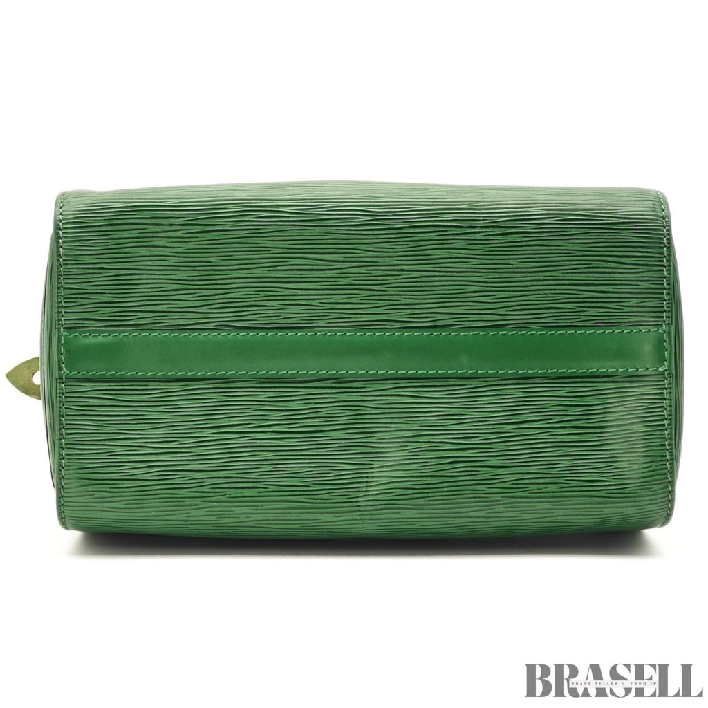 Louis Vuitton Epi Speedy 25 M43014 Mini Boston Bag Epi Leather Green Authentic