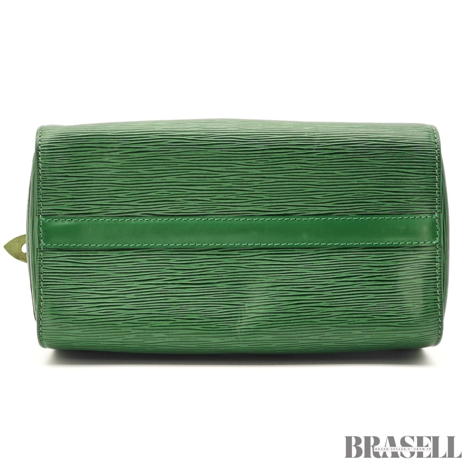Louis Vuitton Epi Speedy 25 M43014 Mini Boston Bag Epi Leather Green Authentic