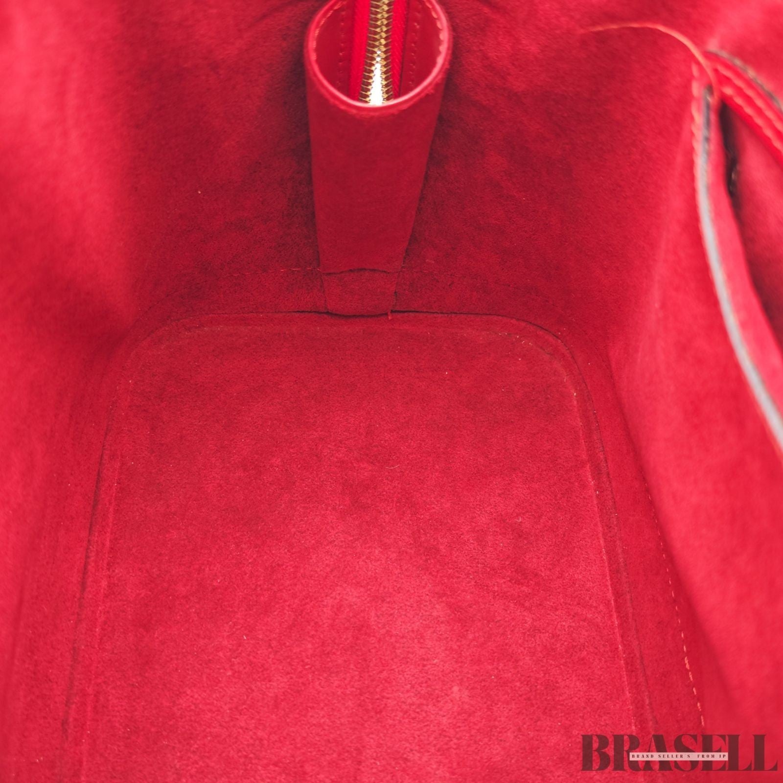 Louis Vuitton Epi Alma M52147 Castillian Red Handbag Tote Bag Leather Woman