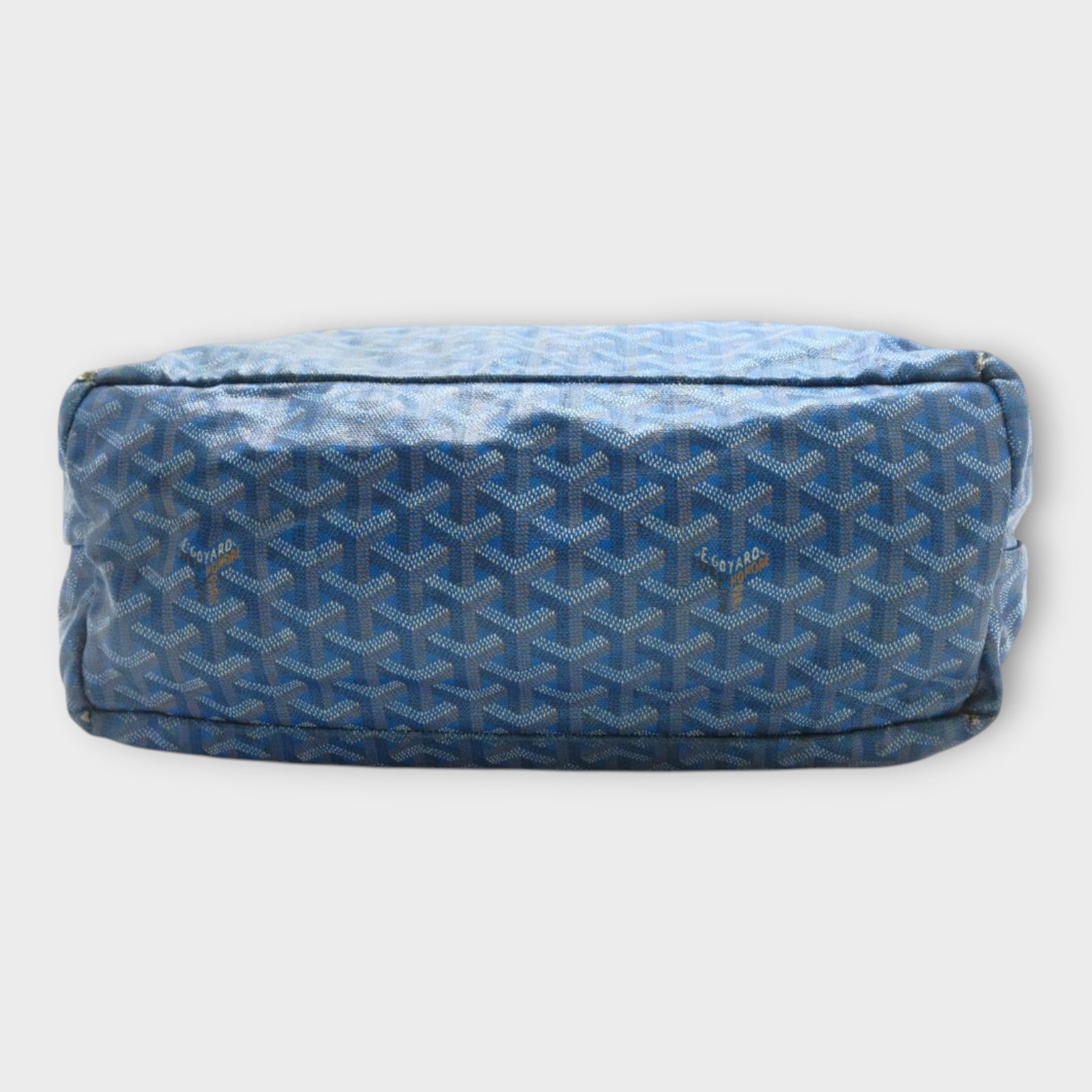 Goyard Saint Louis Tote Bag PM Blue with Pouch