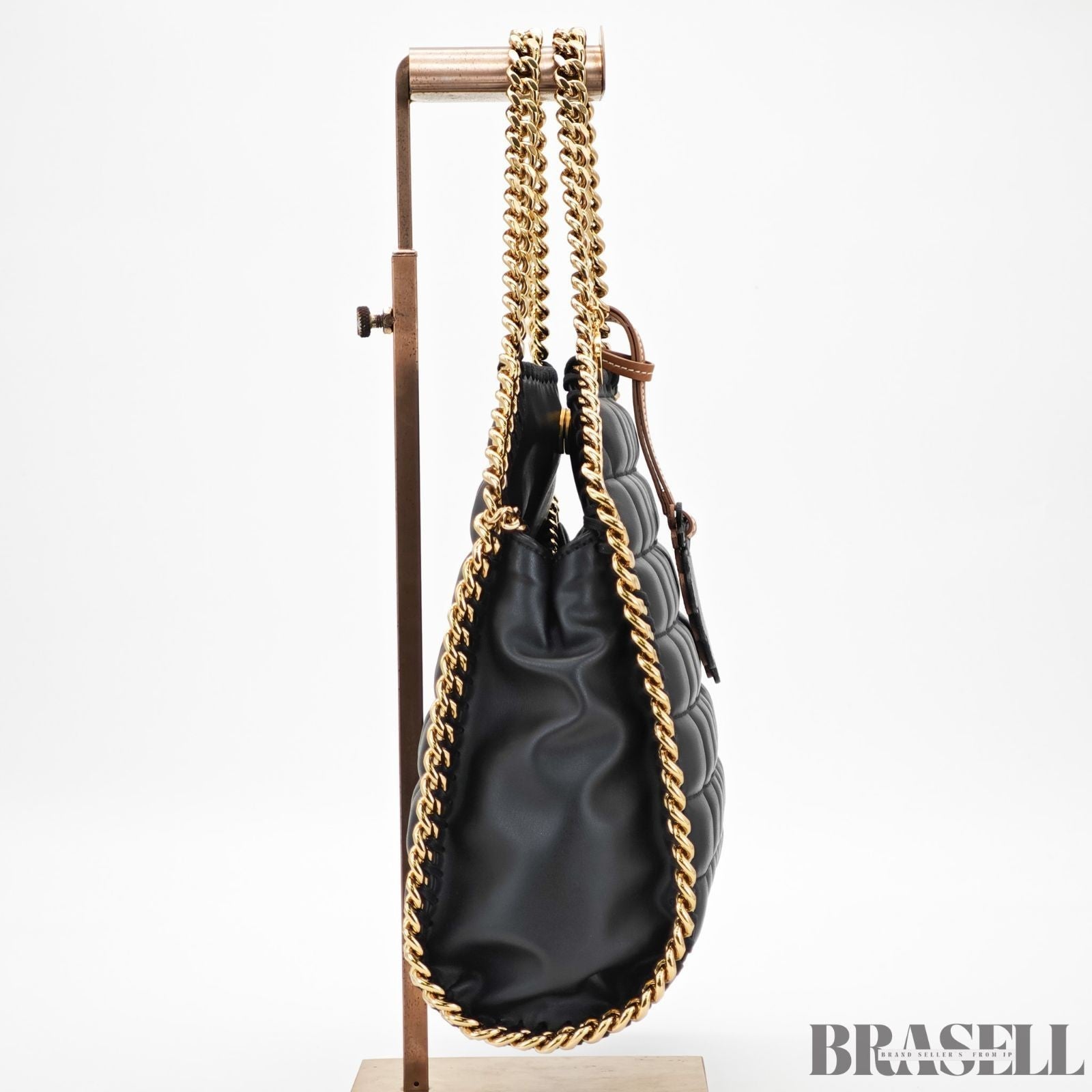 Stella McCartney Falabella 371223WP0269 Handbag/Shoulder Bag Embossed Gold Chain