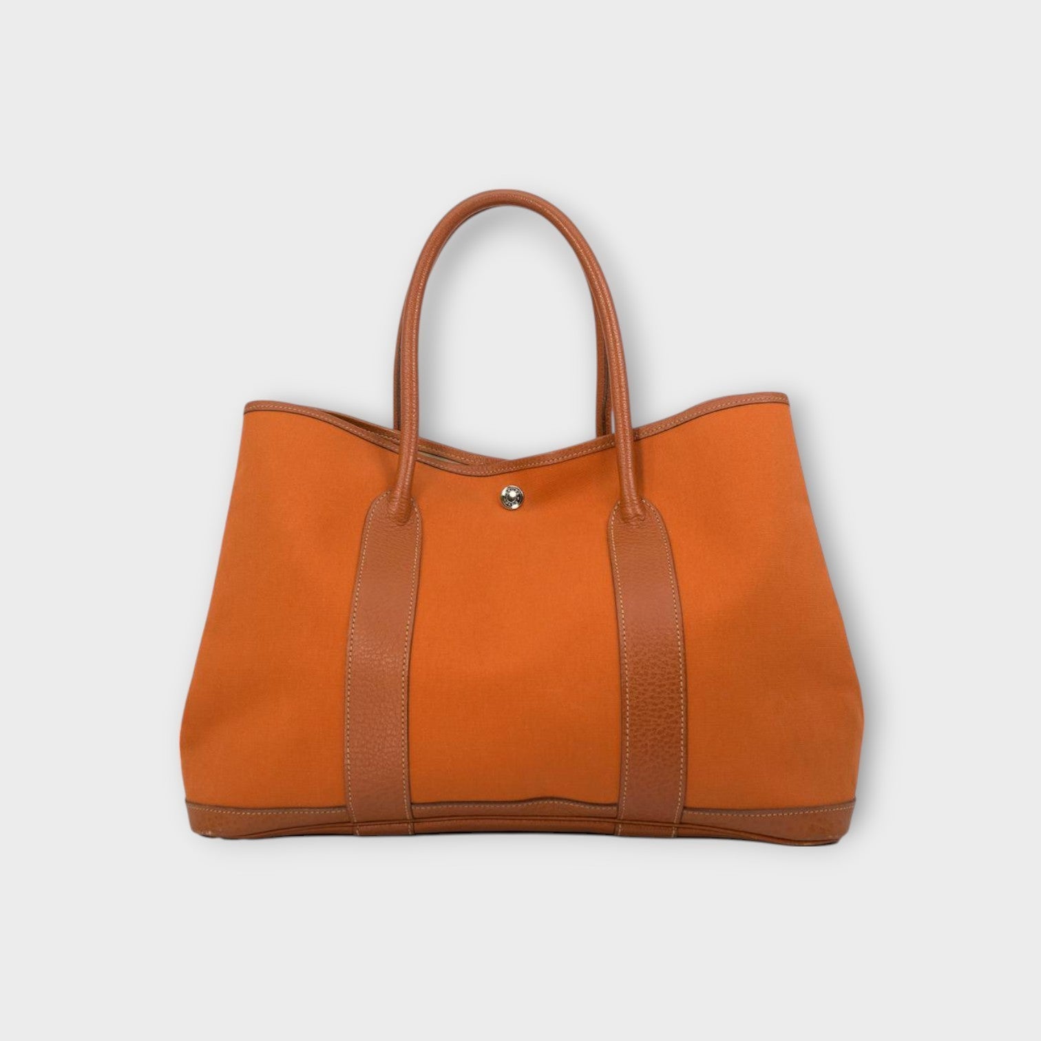 Hermès Garden Party PM 36 Toile Officier Potiron【A】