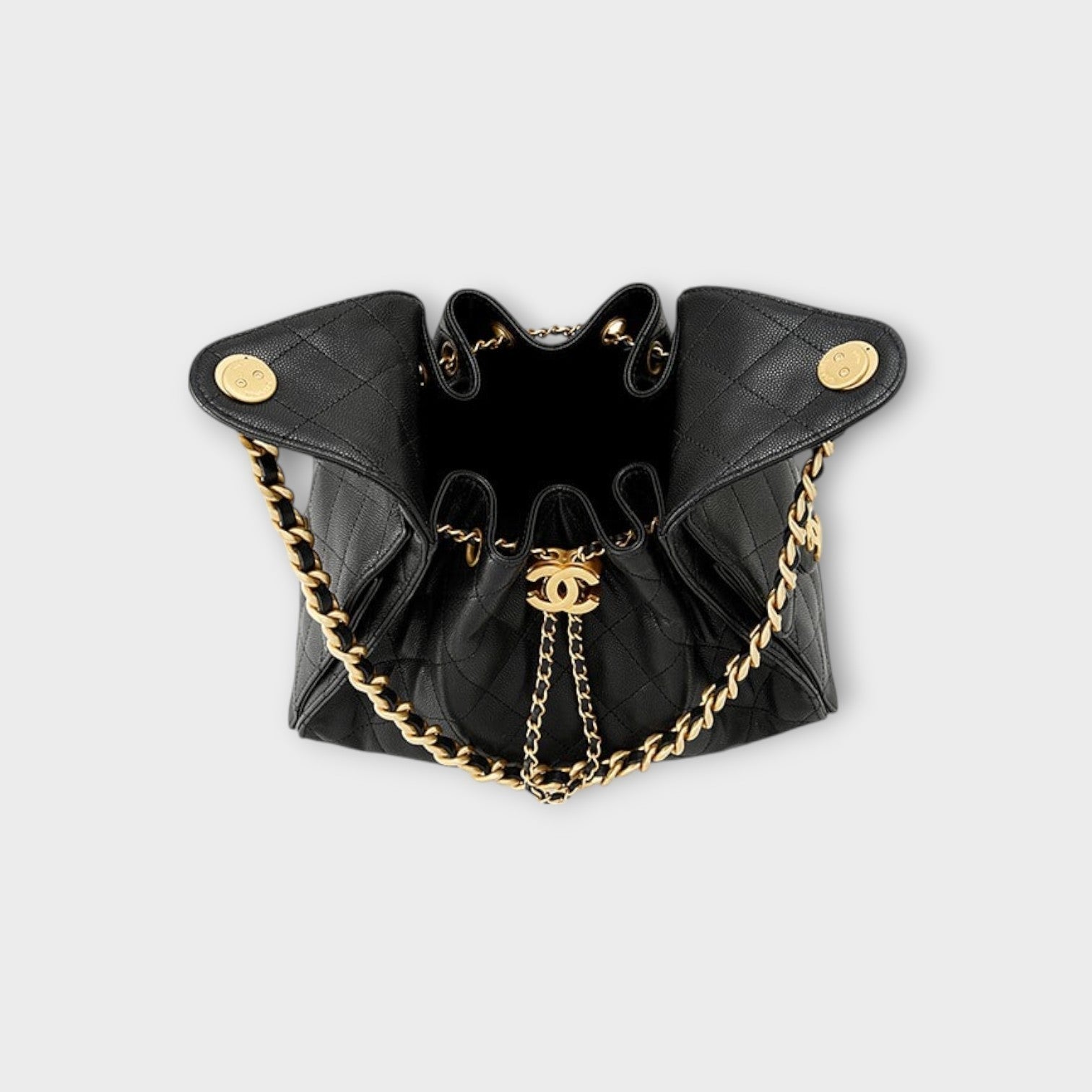 Chanel 25 Small Handbag Black【S】