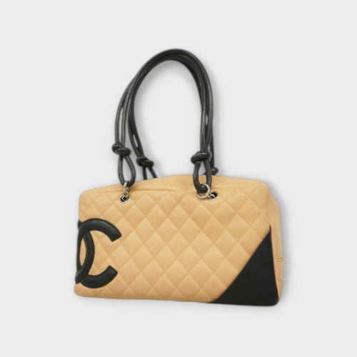 CHANEL Cambonline bowling bag bowling bag shoulder bag