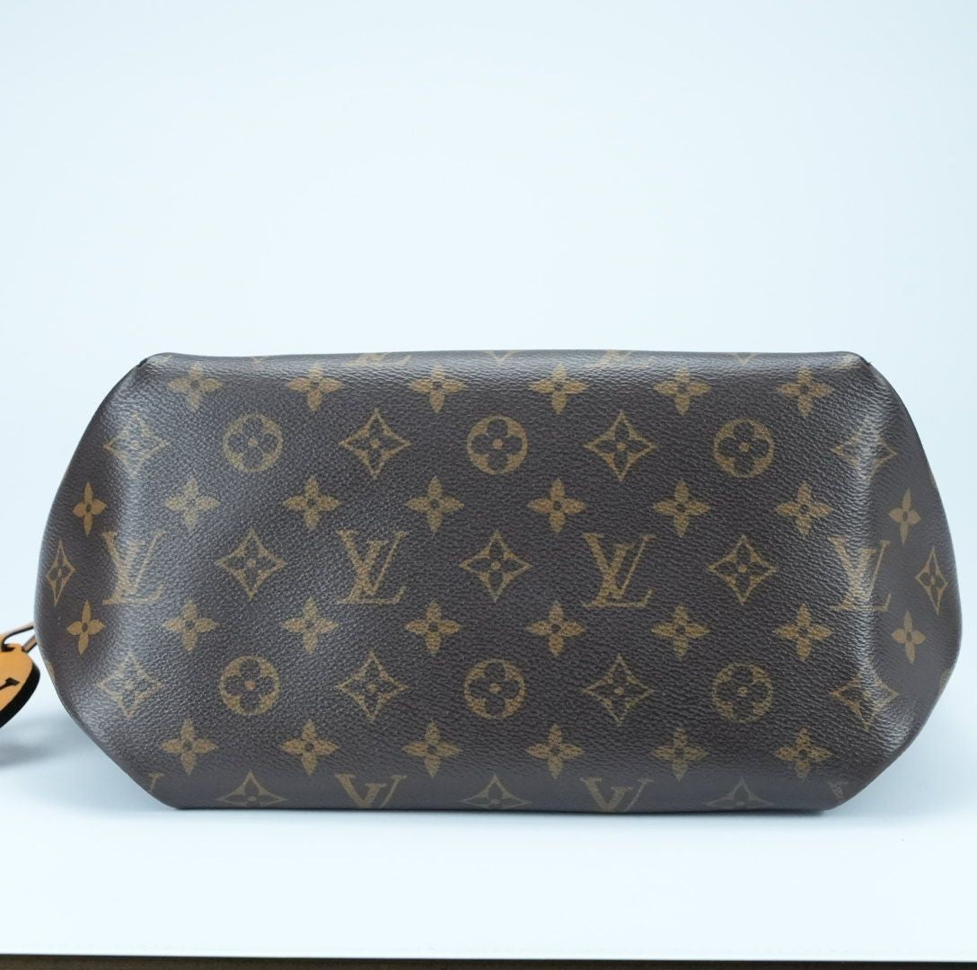 LOUIS VUITTON M55090 Monogram Mini Zipped Hobo 2-Way Shoulder Bag/Handbag