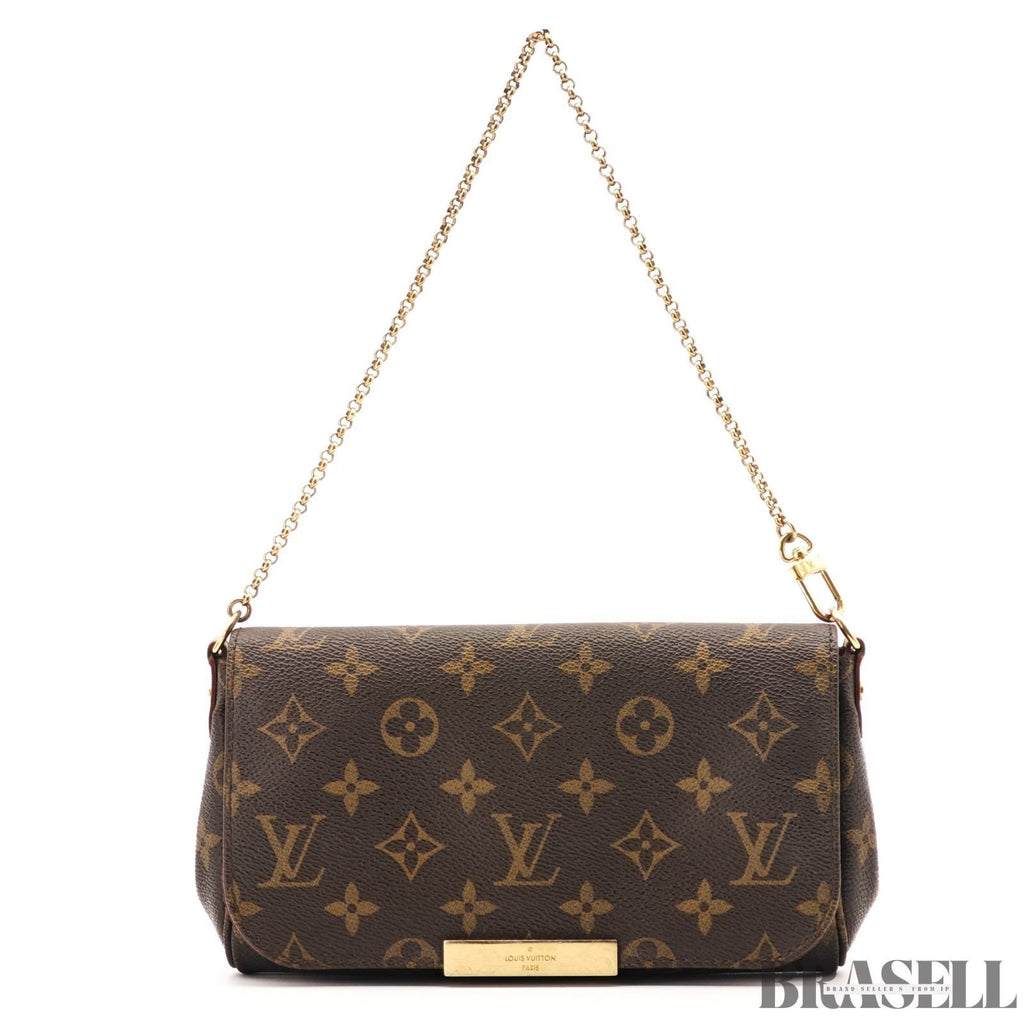 Louis Vuitton Favorite PM N41276 Handbag Mini Bag Brown With Dust Bag