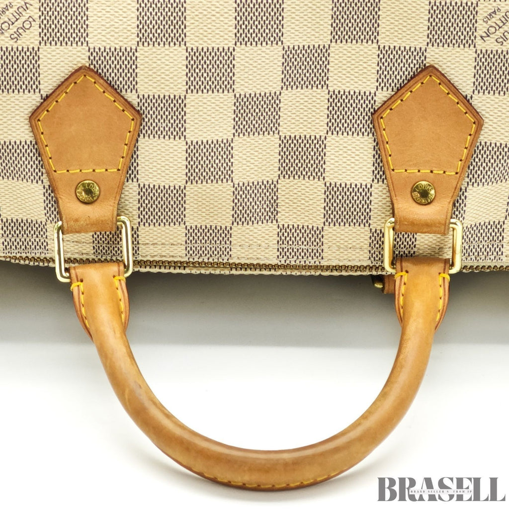 Louis Vuitton Azur Speedy Bandoulière 30 N40592 Handbag Shoulder Bag 2Way Ivory