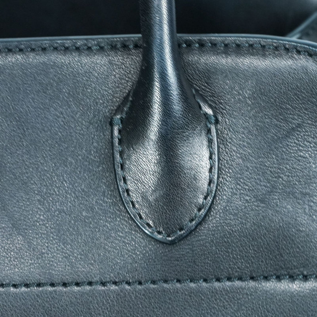 THE ROW Margaux 10 Saddle Leather 2-Way Handbag Shoulder Bag