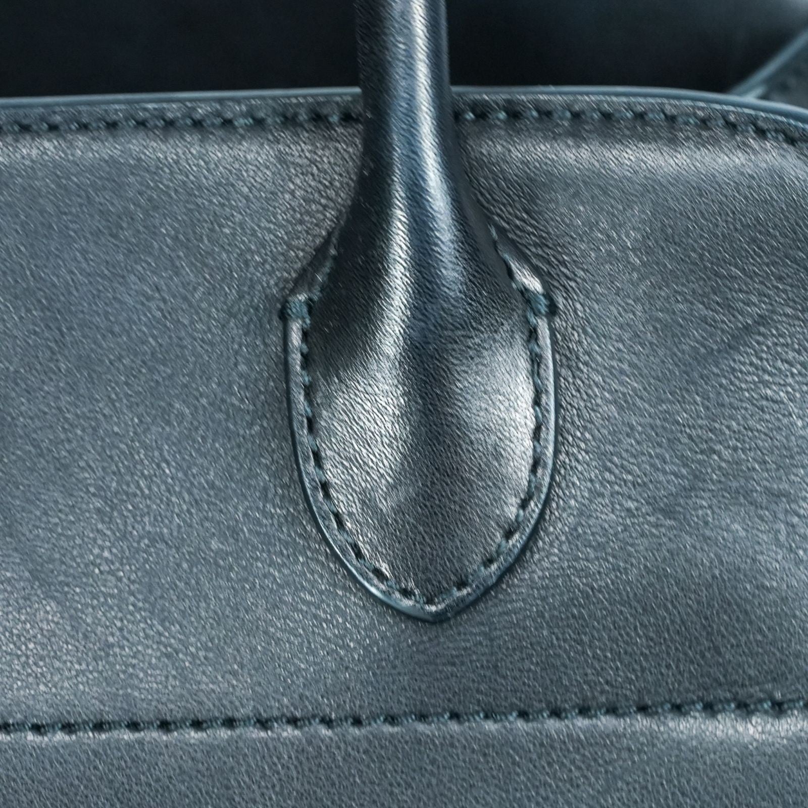THE ROW Margaux 10 Saddle Leather 2-Way Handbag Shoulder Bag