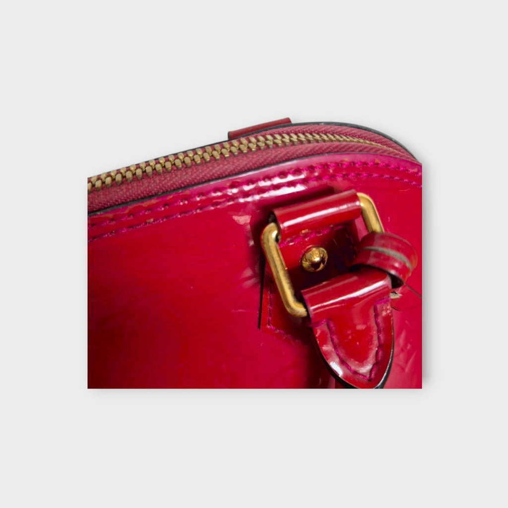 LOUIS VUITTON Alma BB Shoulder Bag Pink Rose Indigo