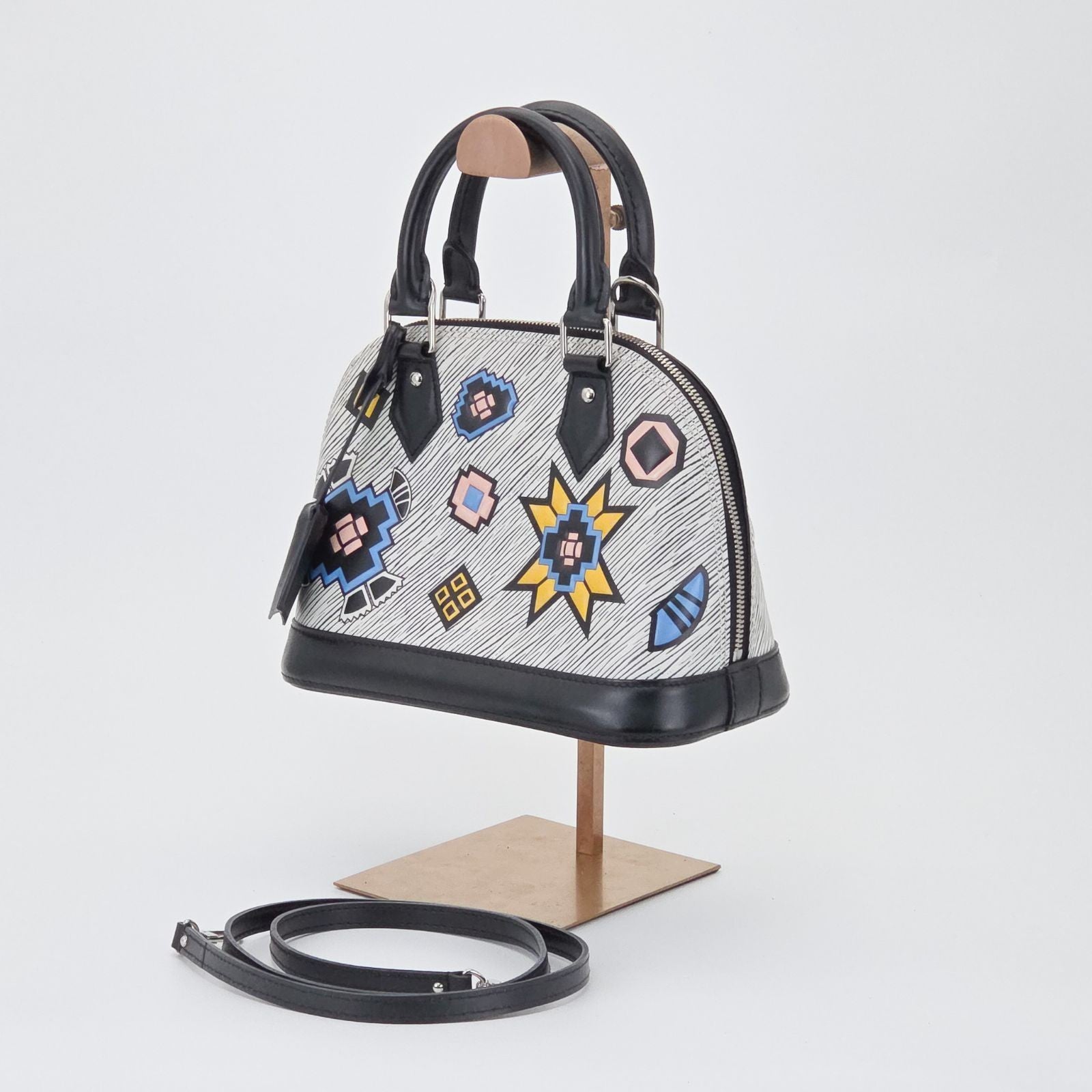 LOUIS VUITTON Alma BB Epi Denim M50834 2-Way Handbag/Shoulder Bag
